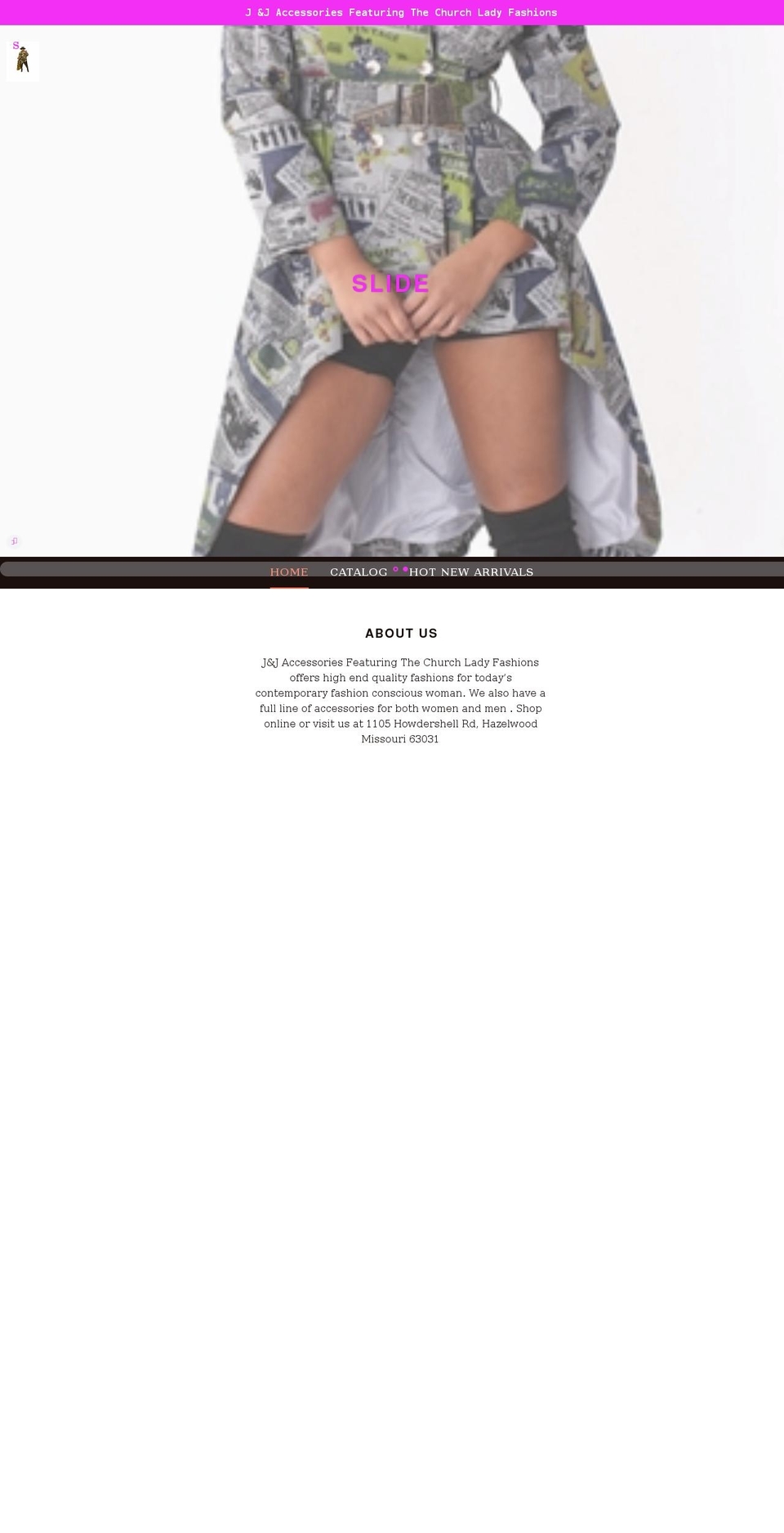 shopthechurchlady.com shopify website screenshot