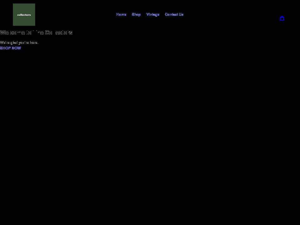 shopthecollectors.com shopify website screenshot