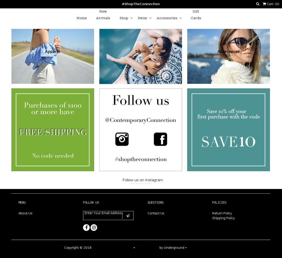 shoptheconnection.com — Shopify storefront screenshot