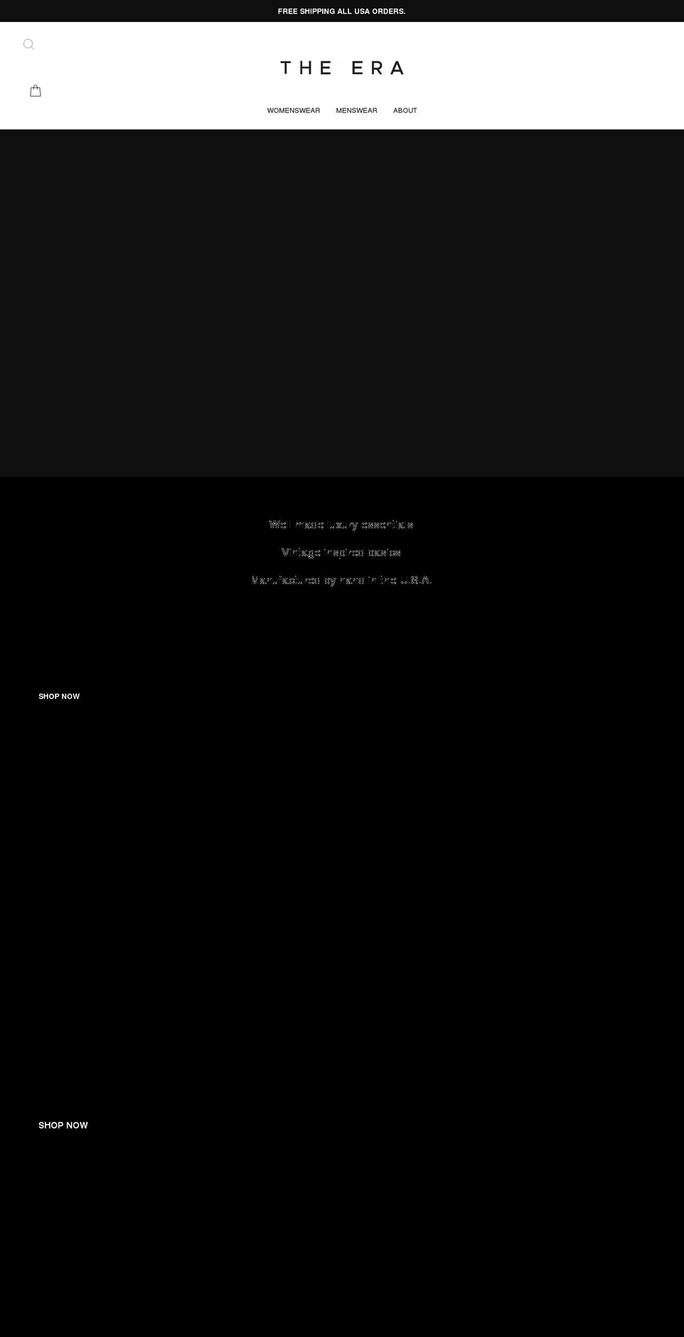 shoptheera.com shopify website screenshot