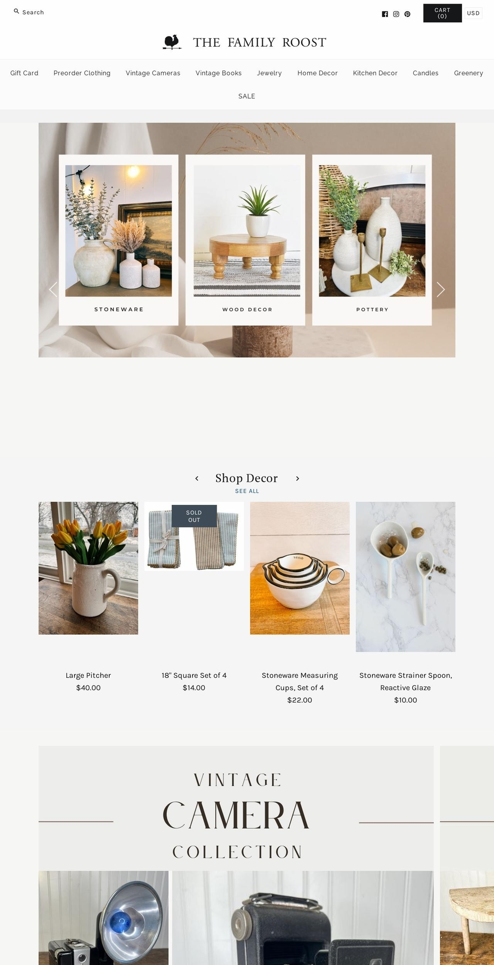 shopthefamilyroost.com — Shopify storefront screenshot