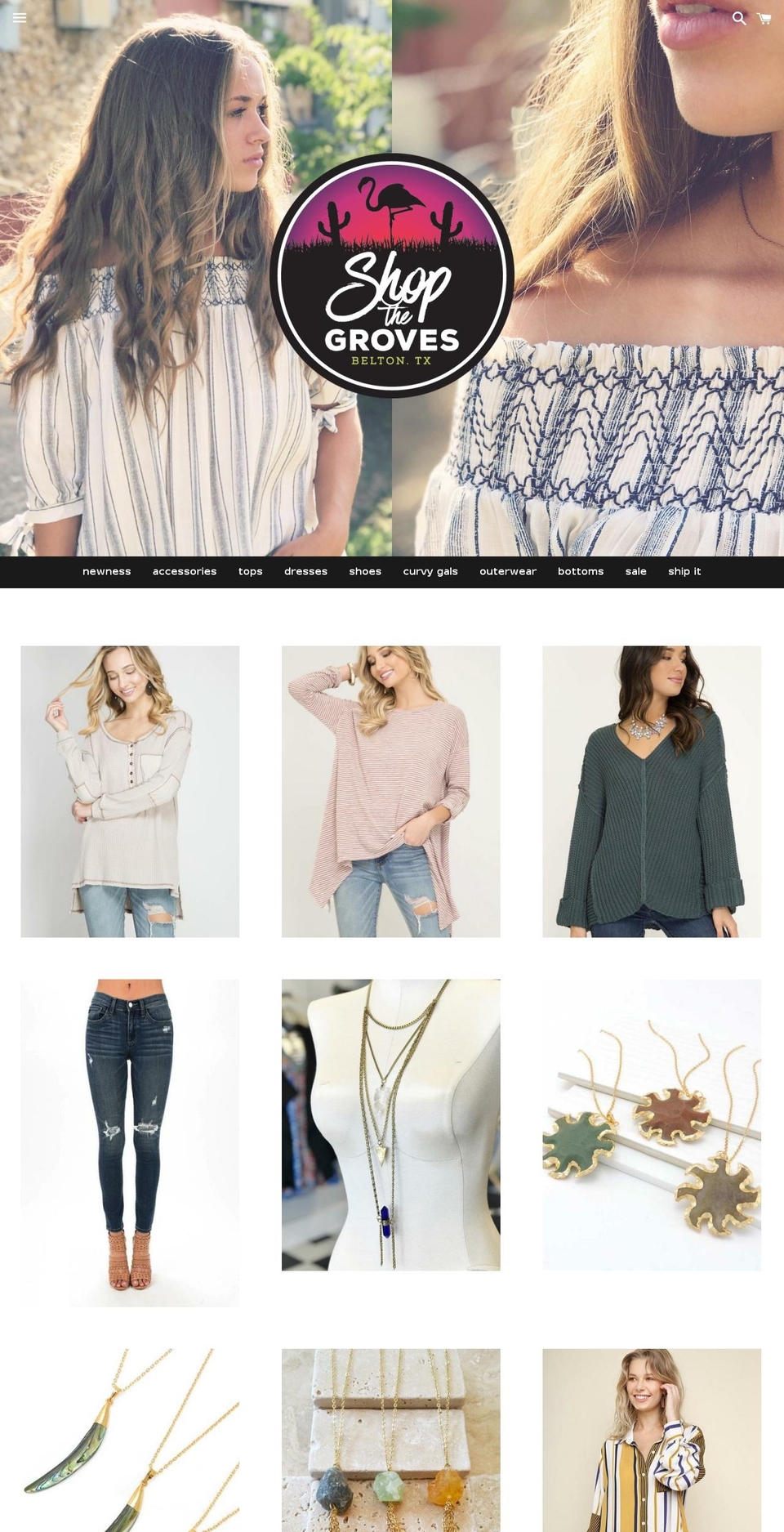 shopthegroves.com — Shopify storefront screenshot