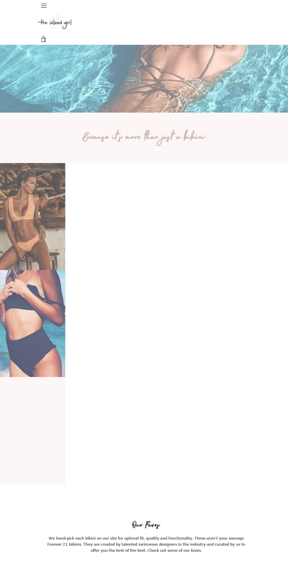 shoptheislandgirl.com — Shopify storefront screenshot