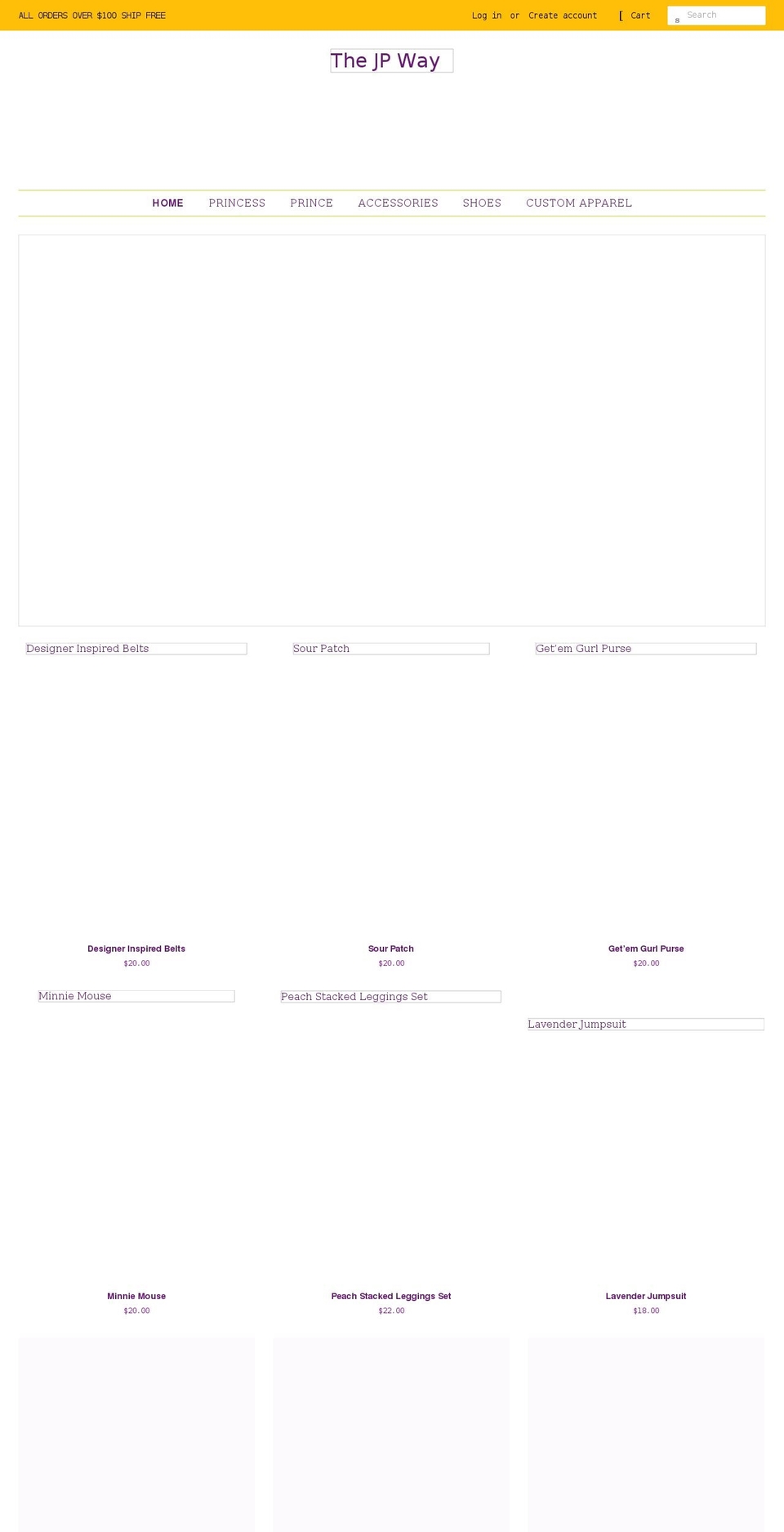 shopthejpway.com shopify website screenshot