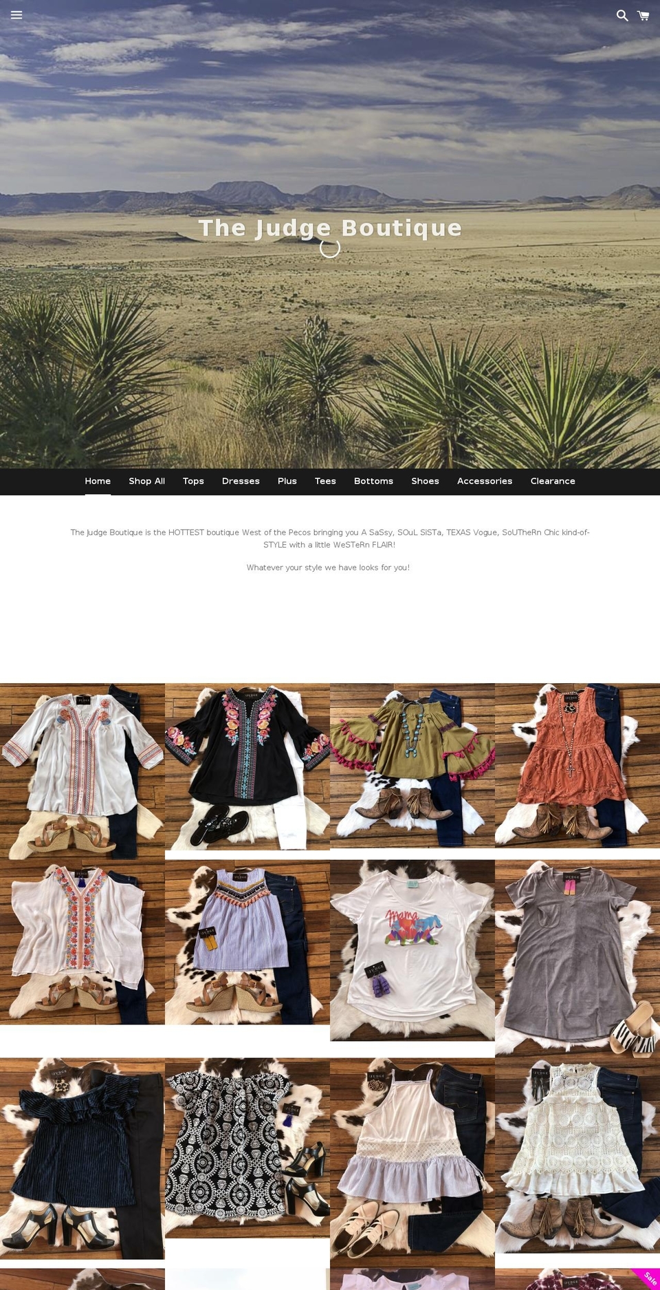 shopthejudge.com shopify website screenshot