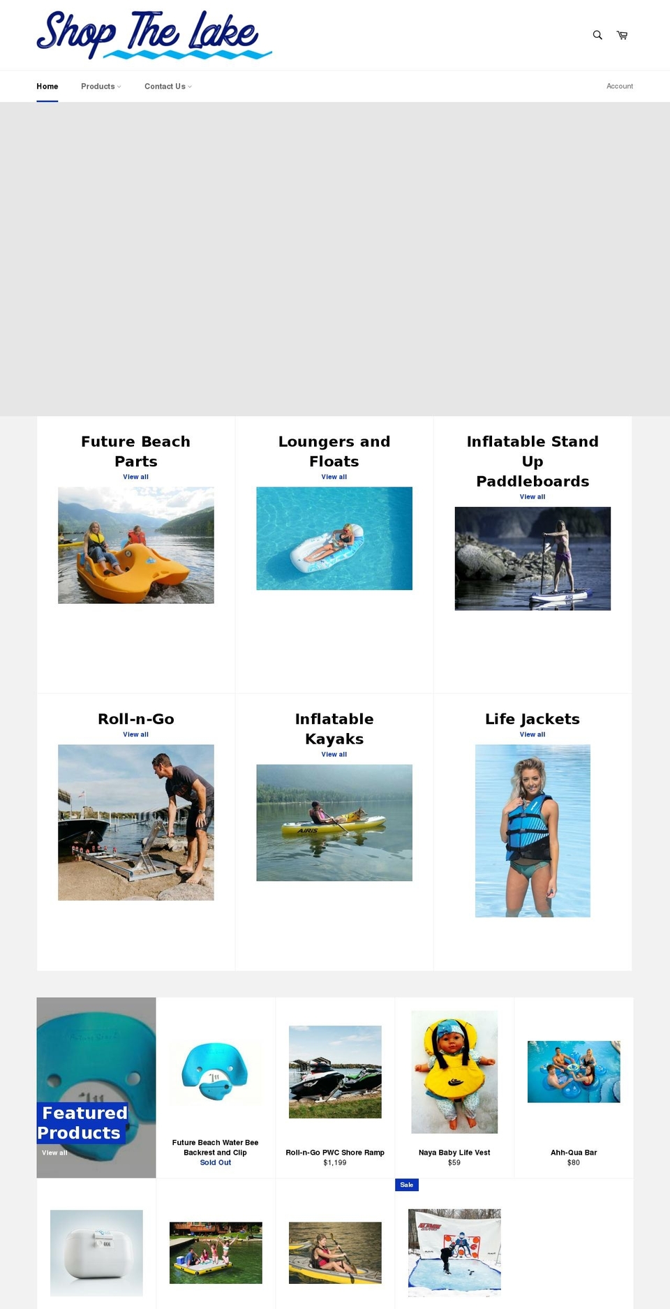 shopthelake.ca shopify website screenshot