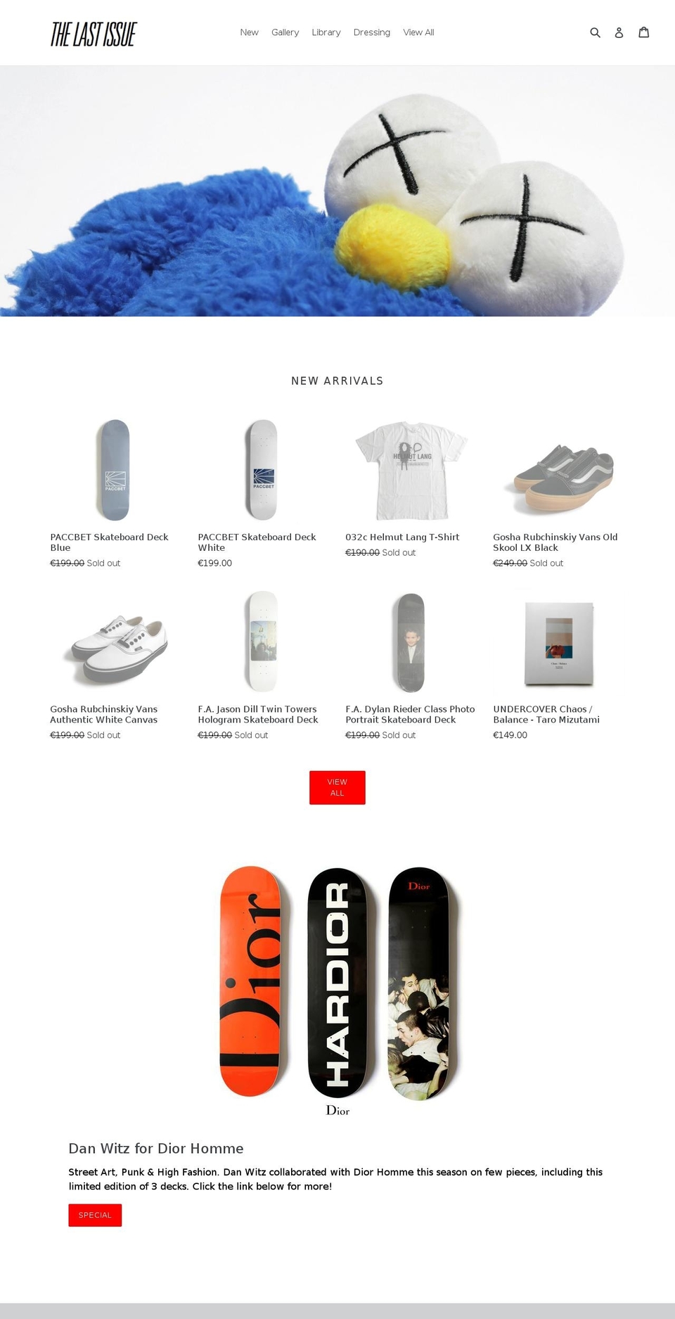 shopthelastissue.com shopify website screenshot
