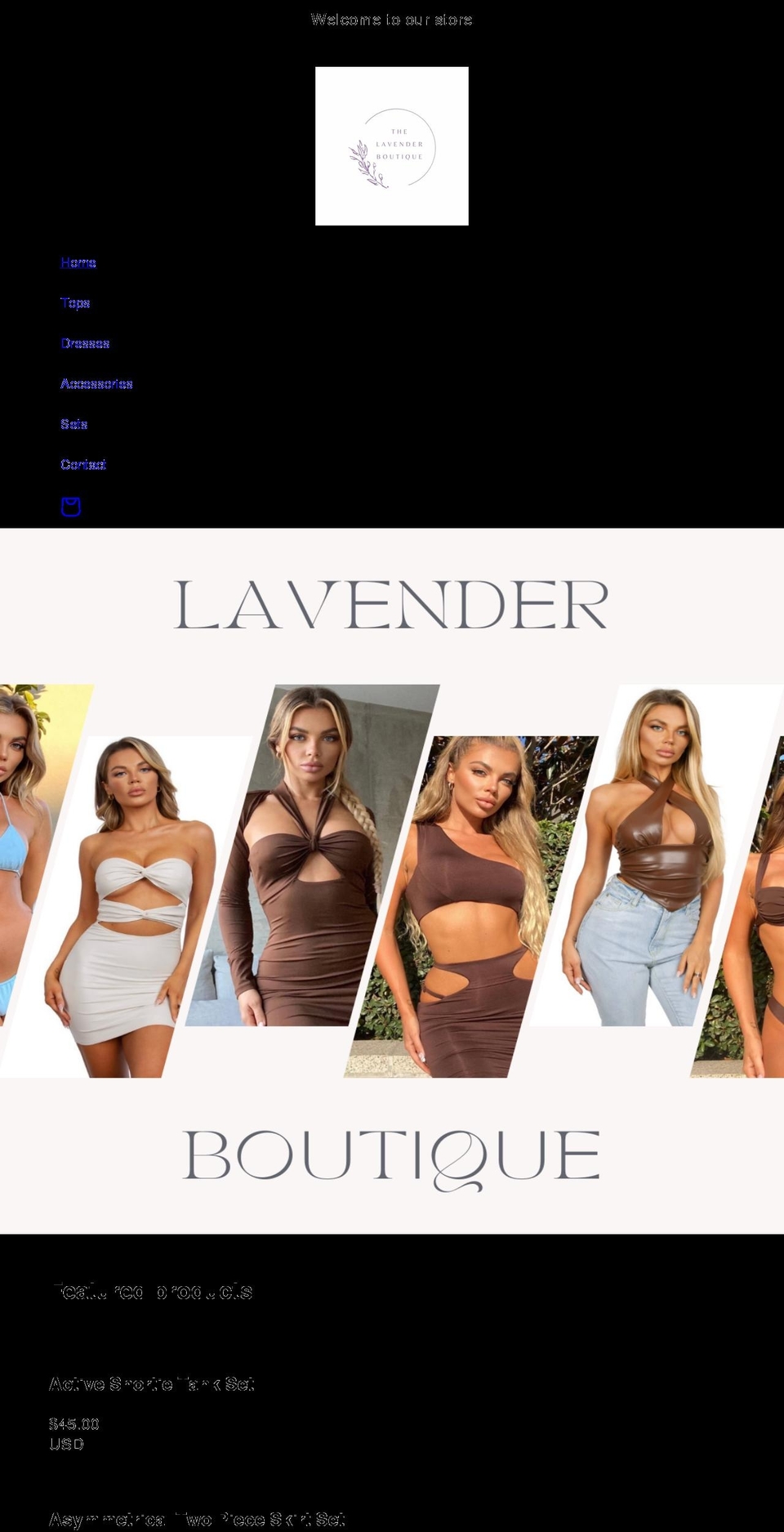 shopthelavender.com shopify website screenshot