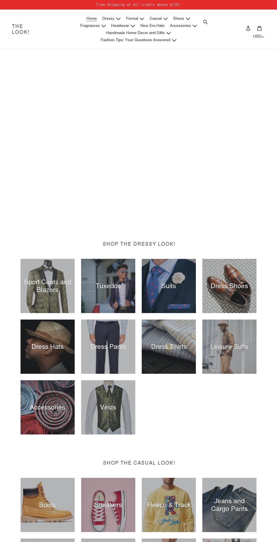 shopthelookonline.com shopify website screenshot