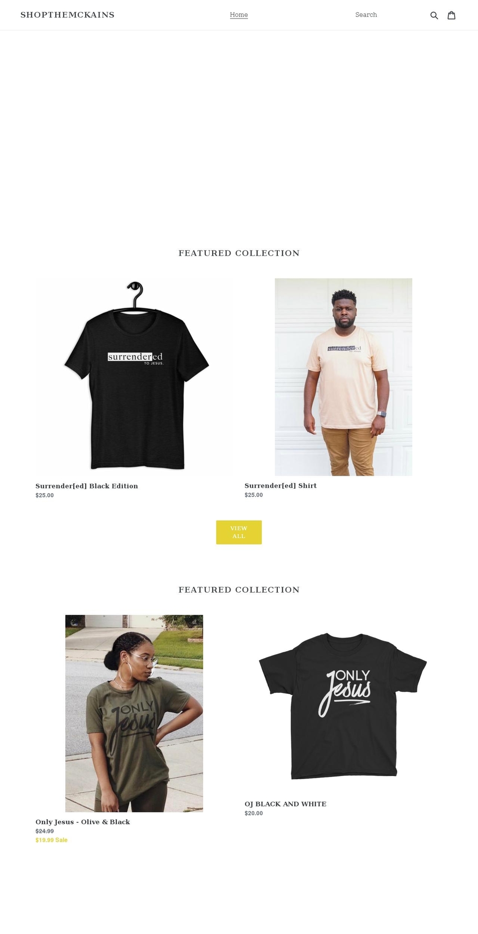 shopthemckains.com shopify website screenshot