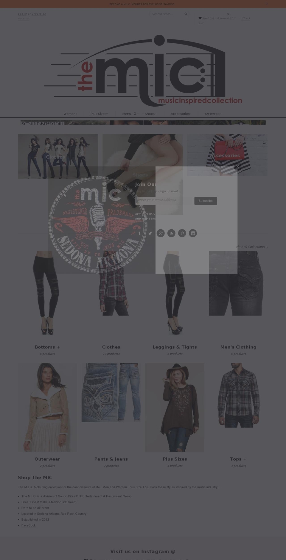 shopthemic.com shopify website screenshot