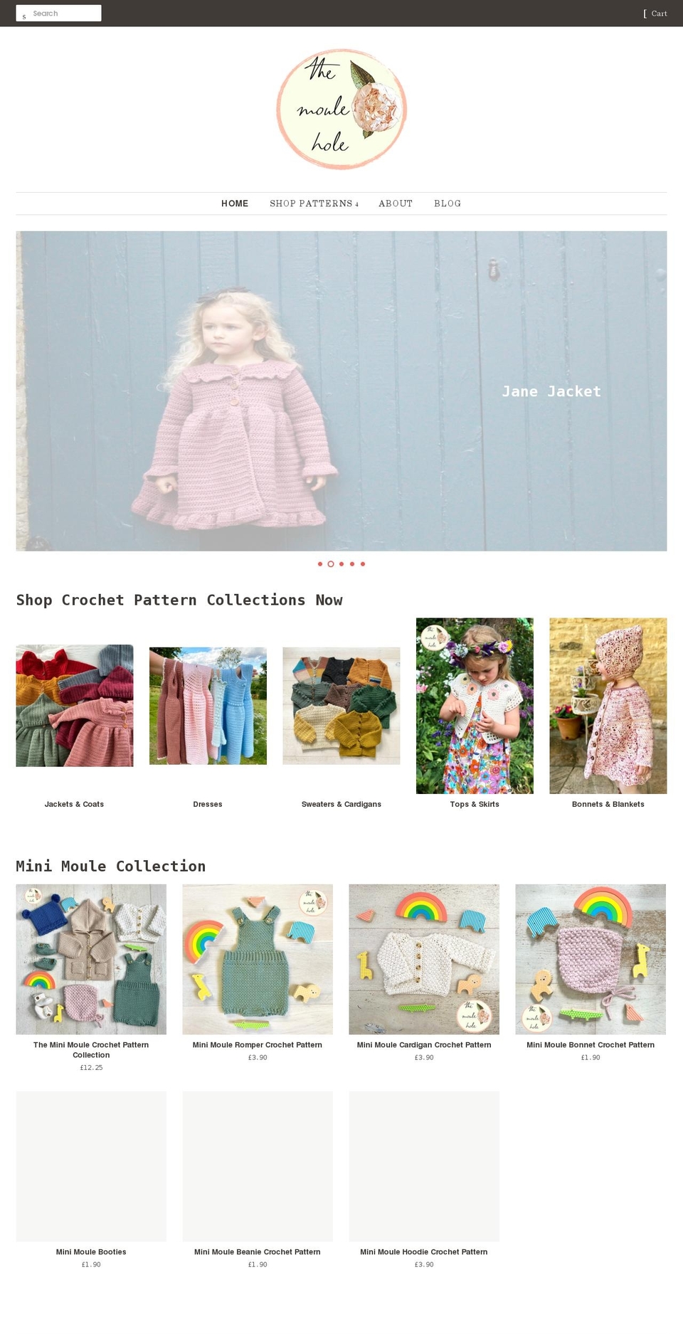 shopthemoulehole.com shopify website screenshot