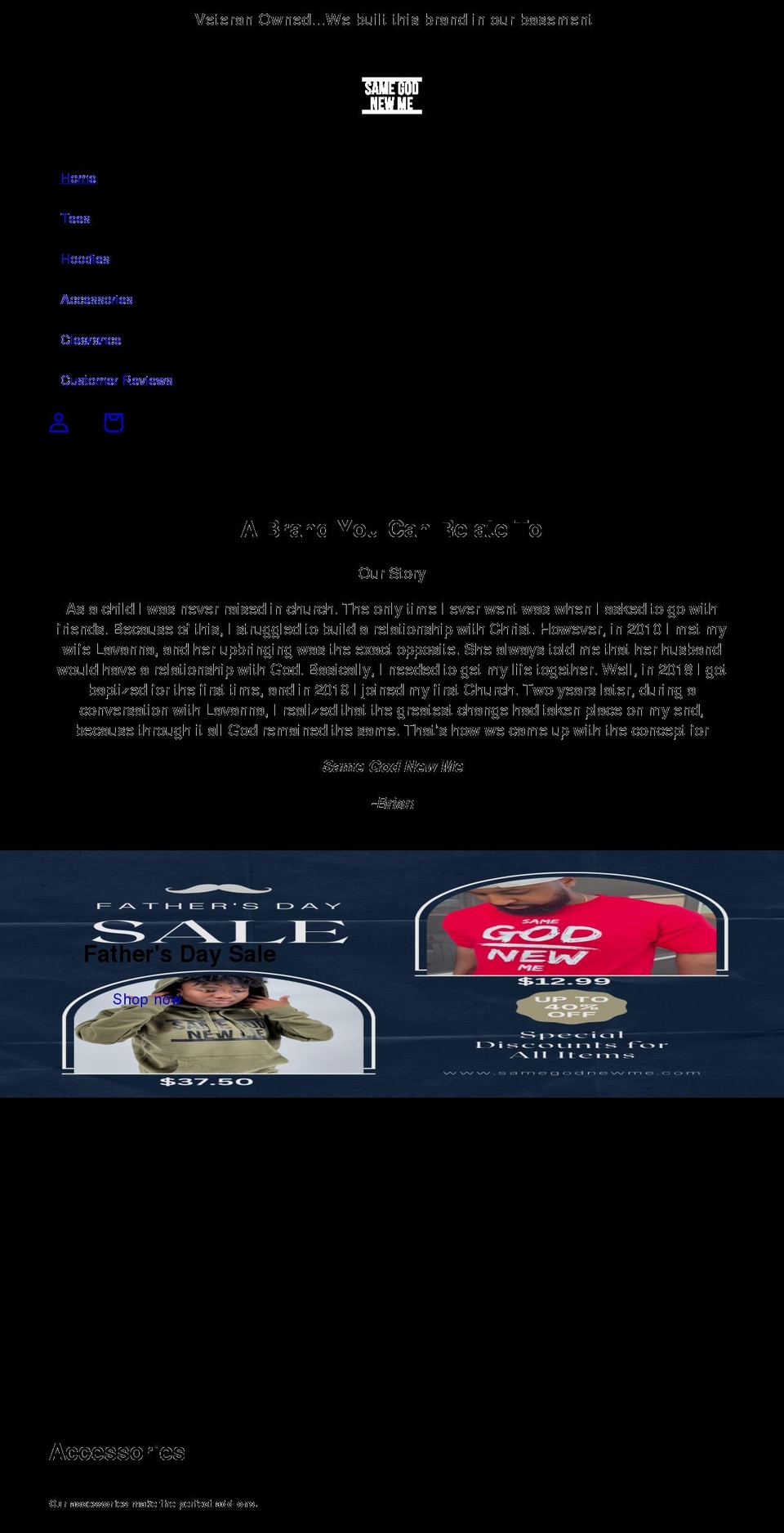 shopthenewme.com shopify website screenshot