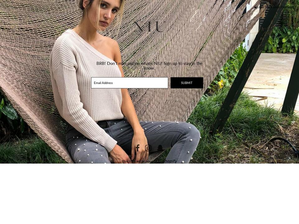 shoptheniu.com — Shopify storefront screenshot