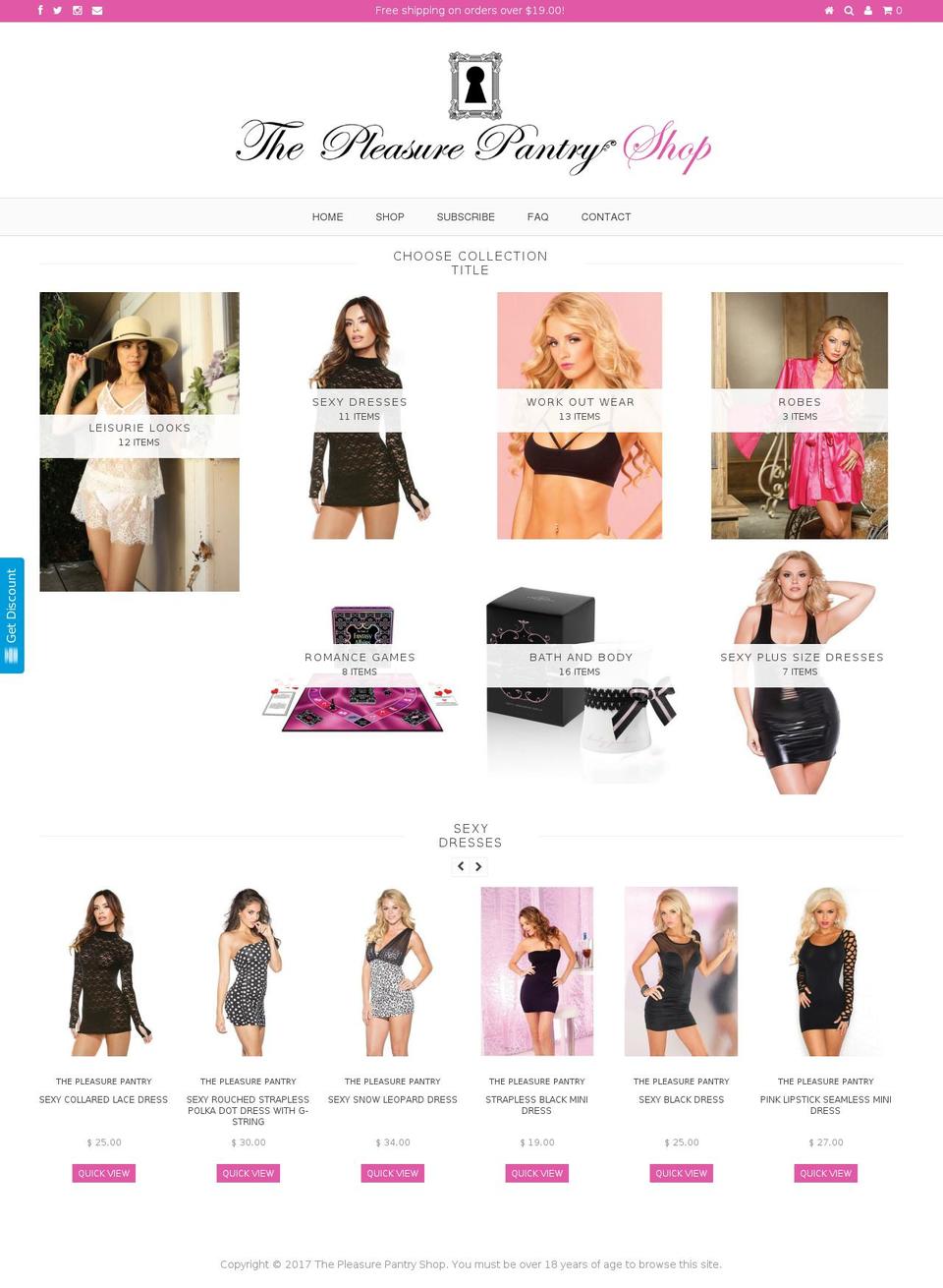 Pleasure Pantry 2014 01 14 Shopify Theme Websites Examples