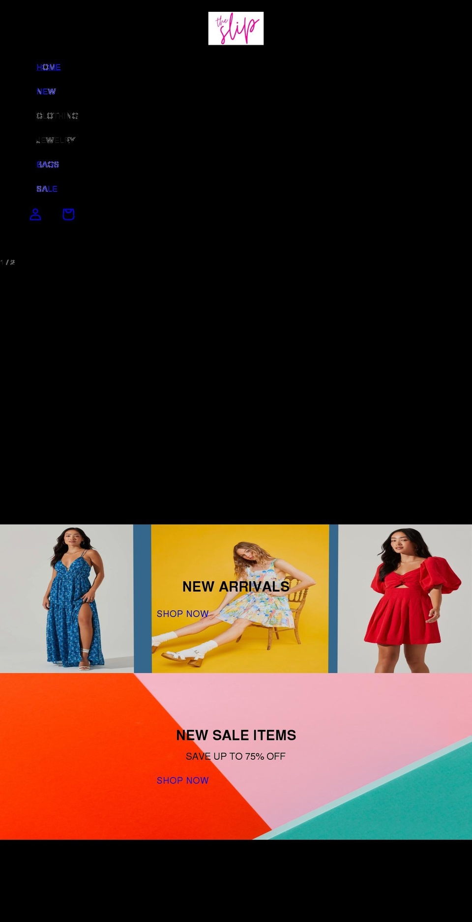 shoptheslip.com shopify website screenshot