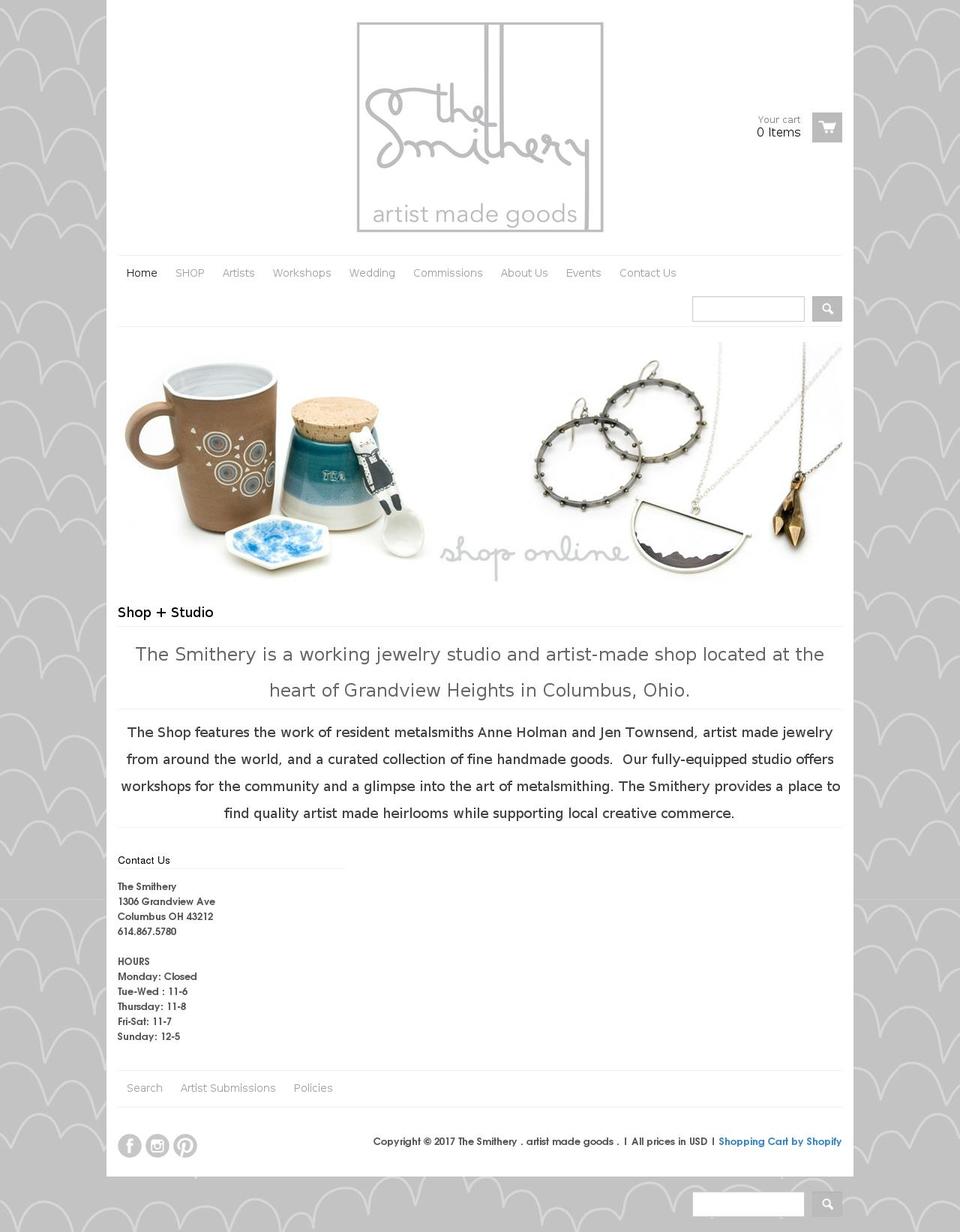 Be Yours Shopify theme site example shopthesmithery.com