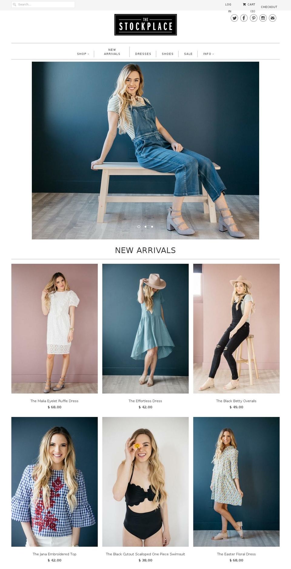 shopthestockplace.com shopify website screenshot