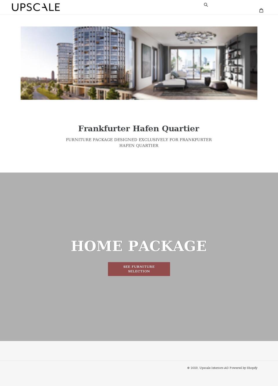 Frankfurter Hafenquartier New Shopify theme site example shopthestory.ch