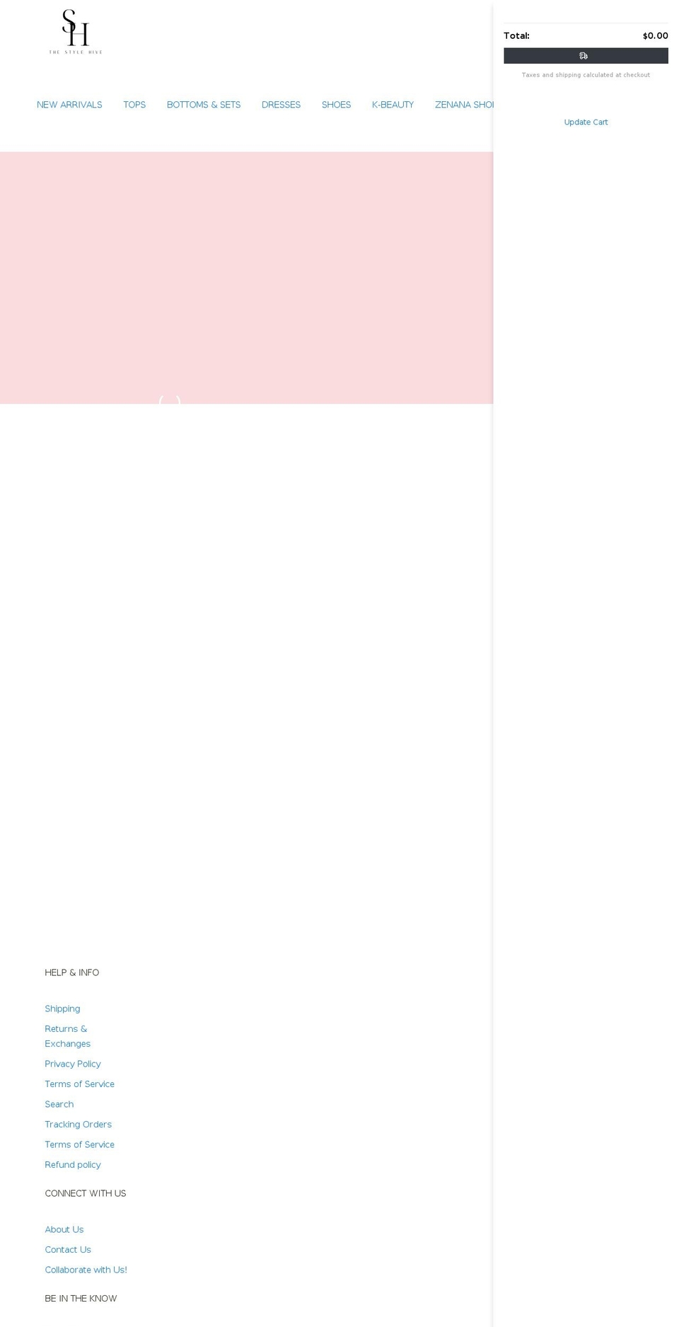 shopthestylehive.com — Shopify storefront screenshot