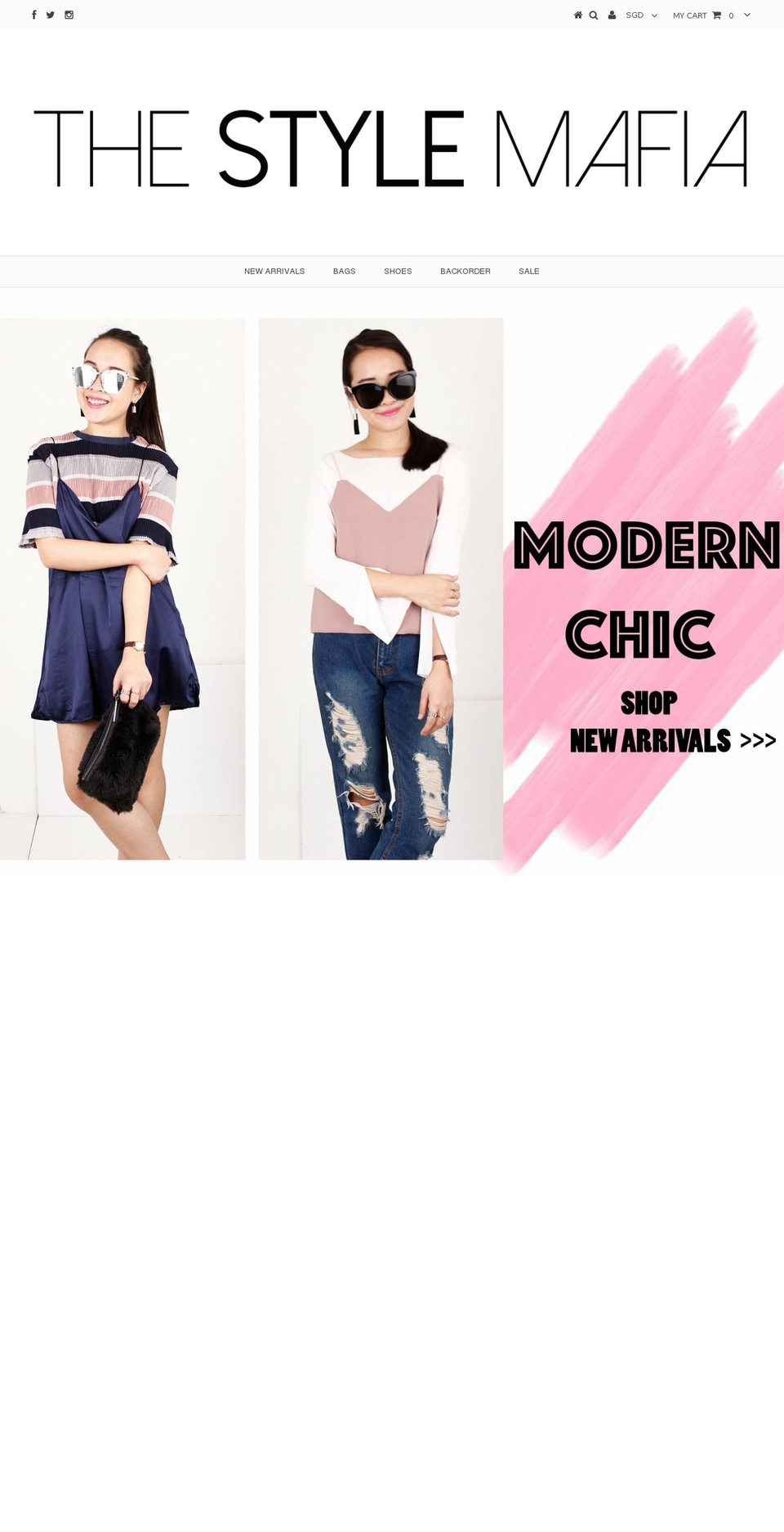 shopthestylemafia.com — Shopify storefront screenshot