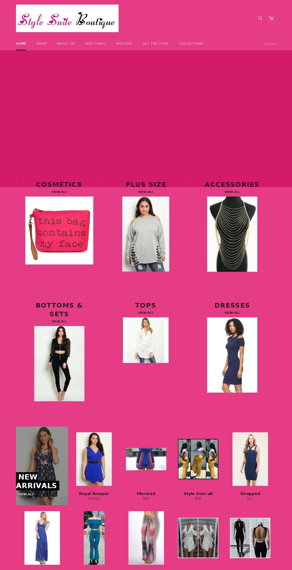 shopthestylesuite.com shopify website screenshot