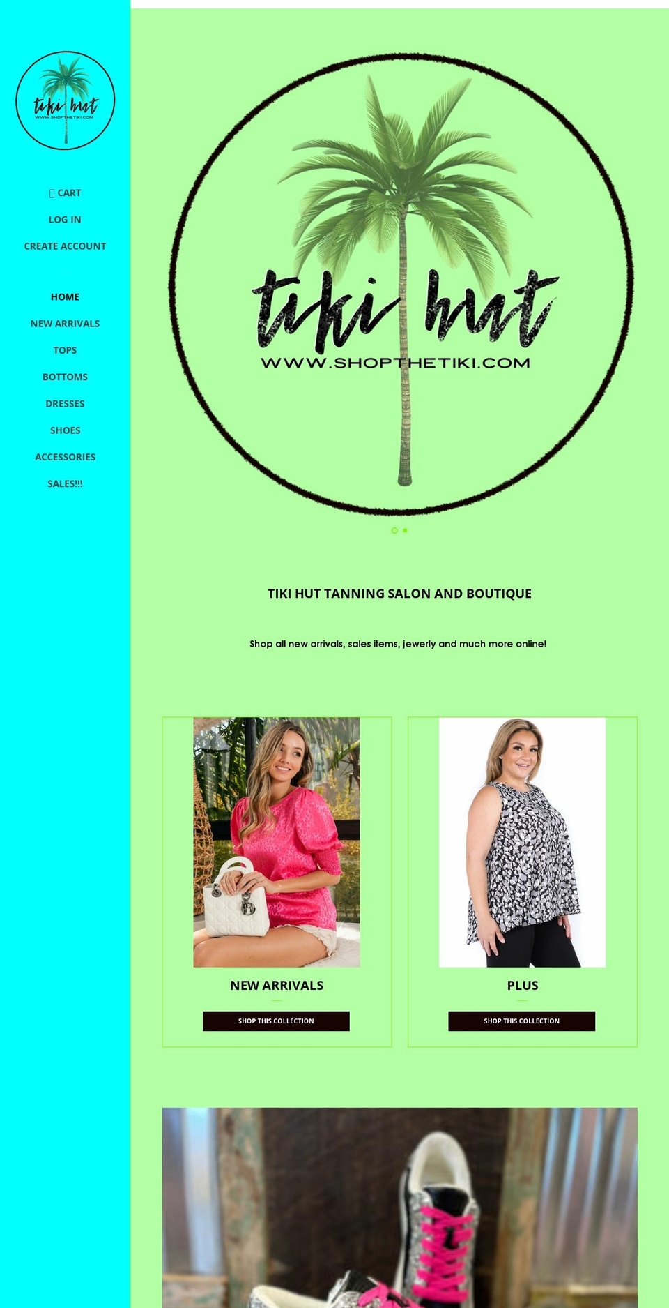 shopthetiki.com shopify website screenshot