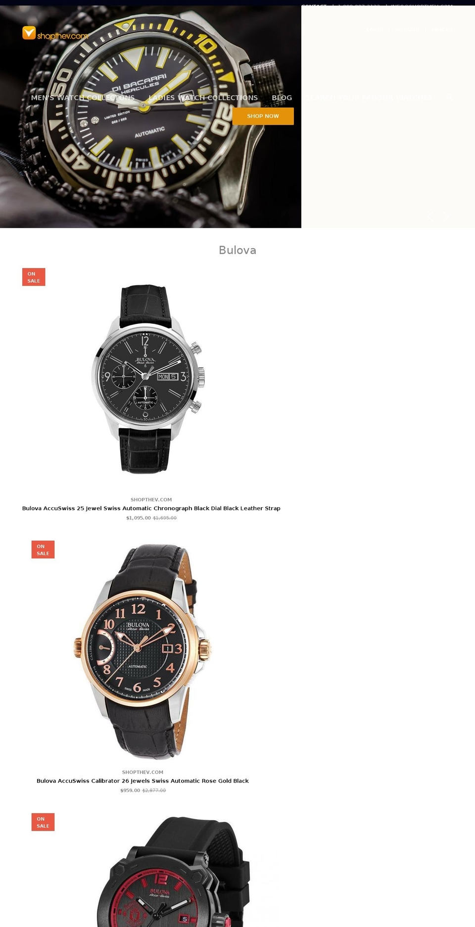 shopthev.com shopify website screenshot