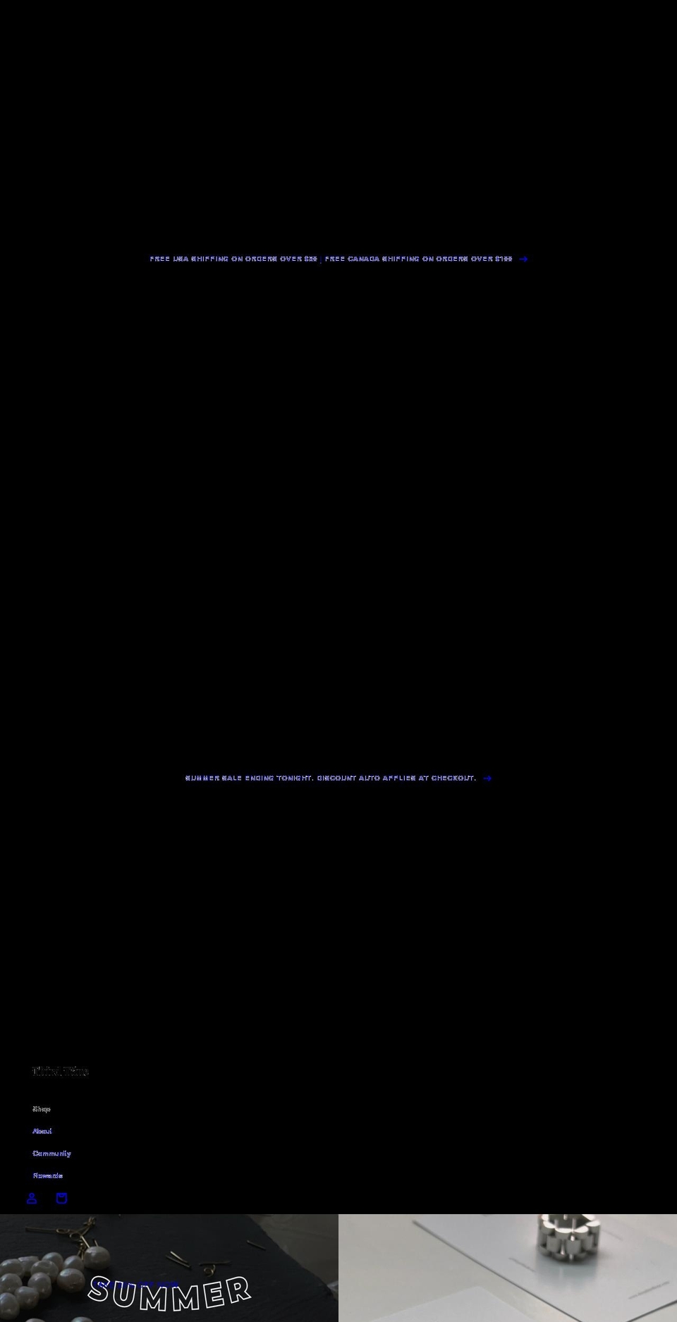 shopthirdtone.com shopify website screenshot