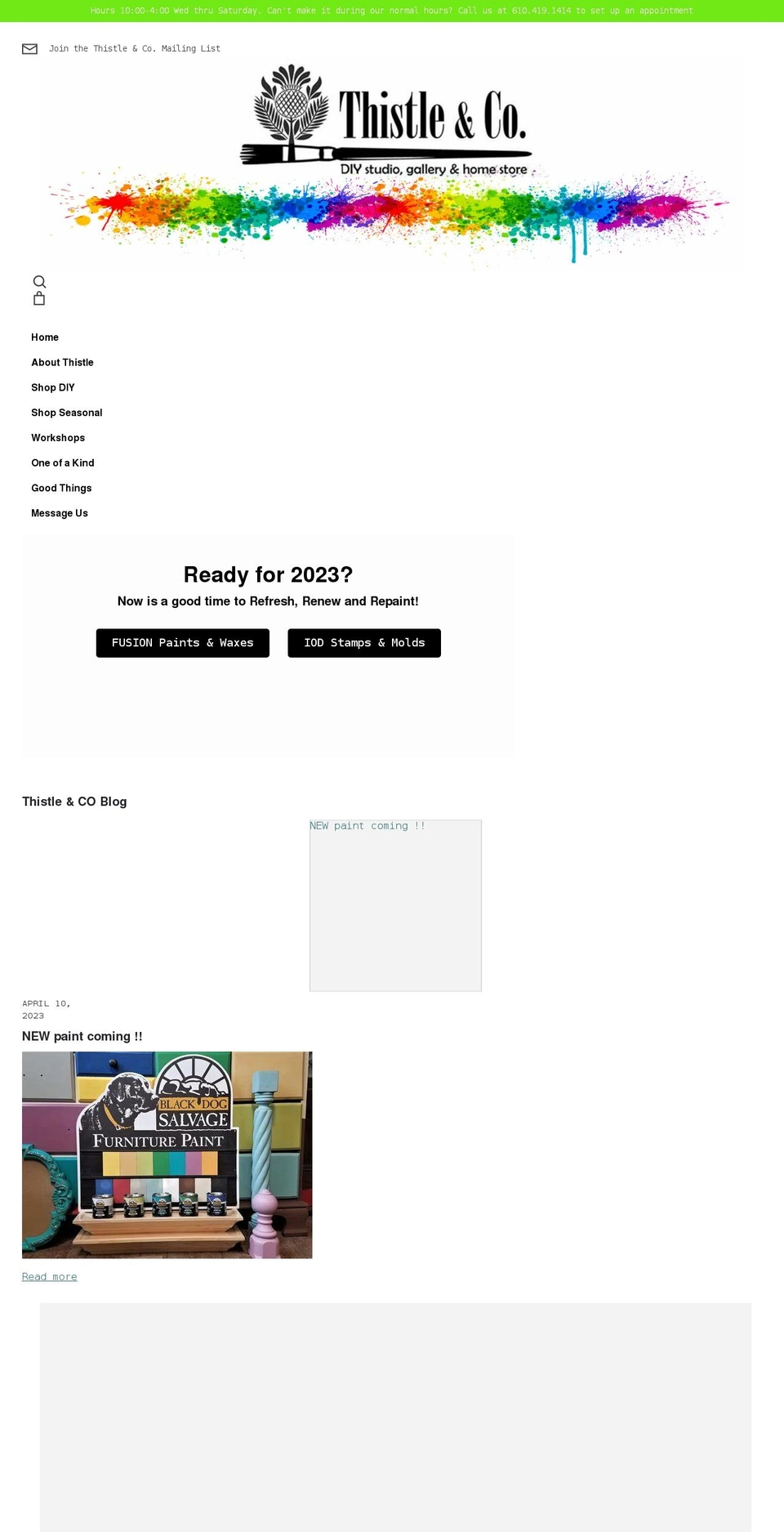 shopthistle.com shopify website screenshot