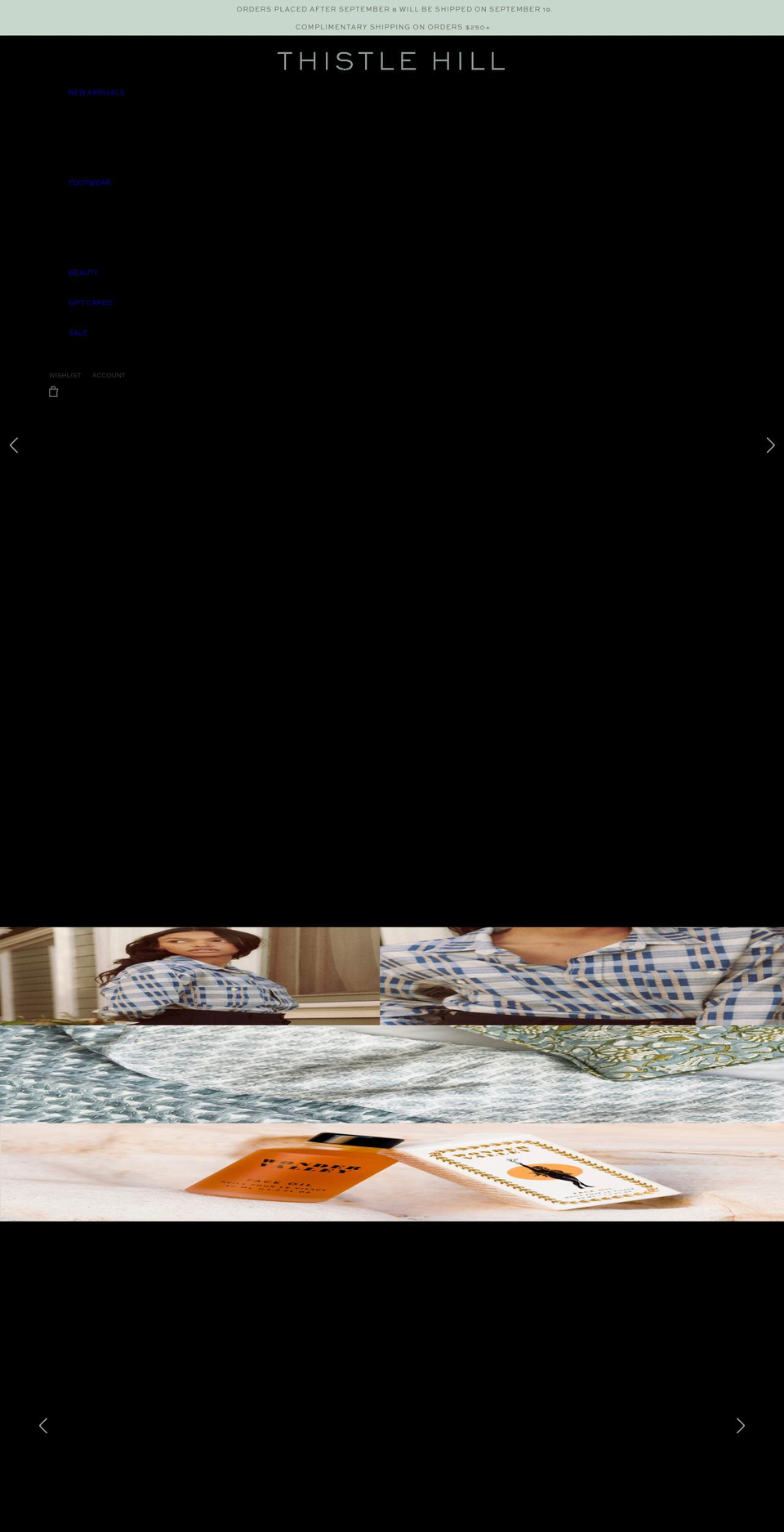 shopthistlehill.com shopify website screenshot