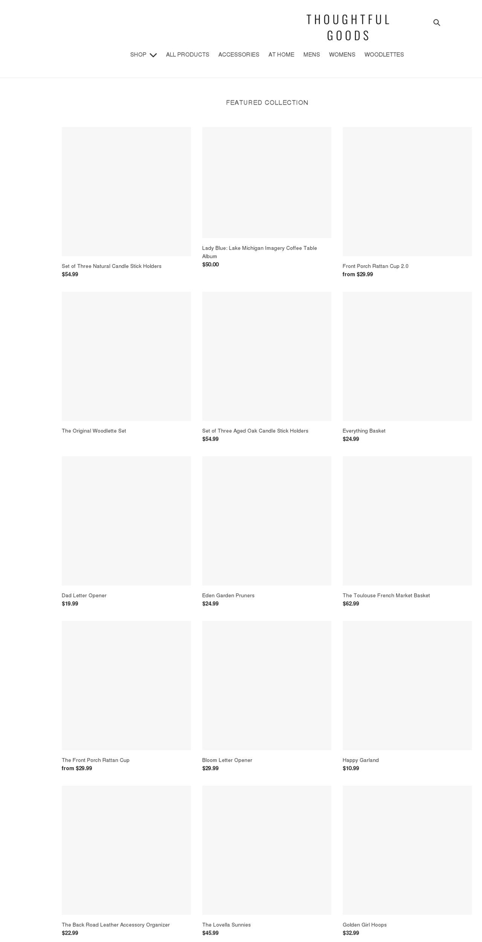 shopthoughtfulgoods.com shopify website screenshot