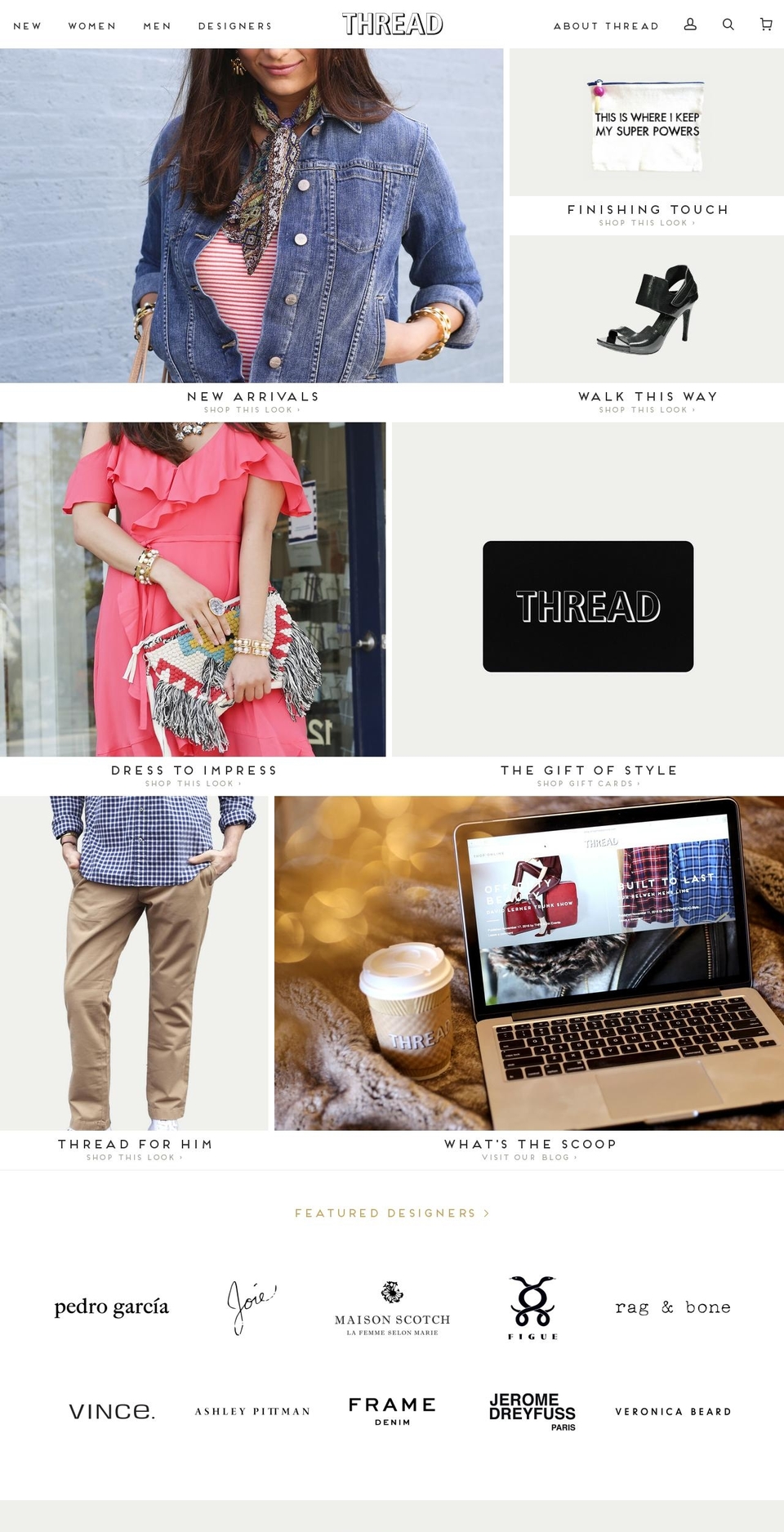 shopthreadonline.com shopify website screenshot