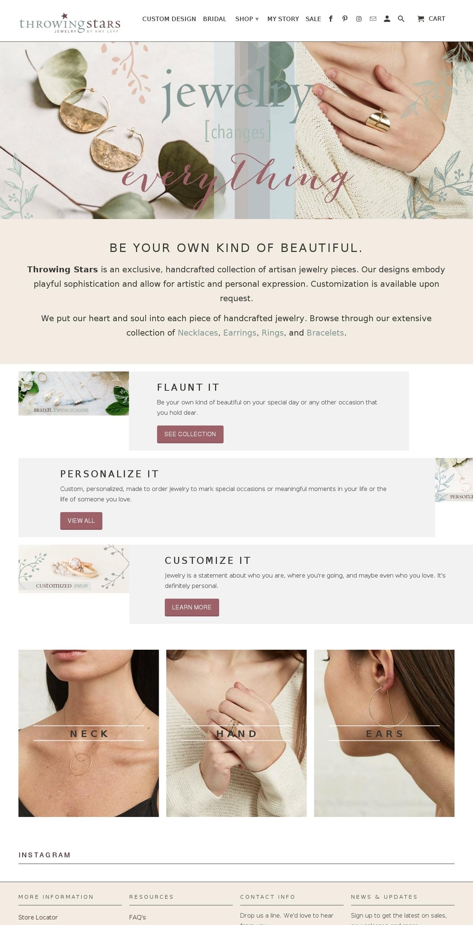 shopthrowingstars.com shopify website screenshot