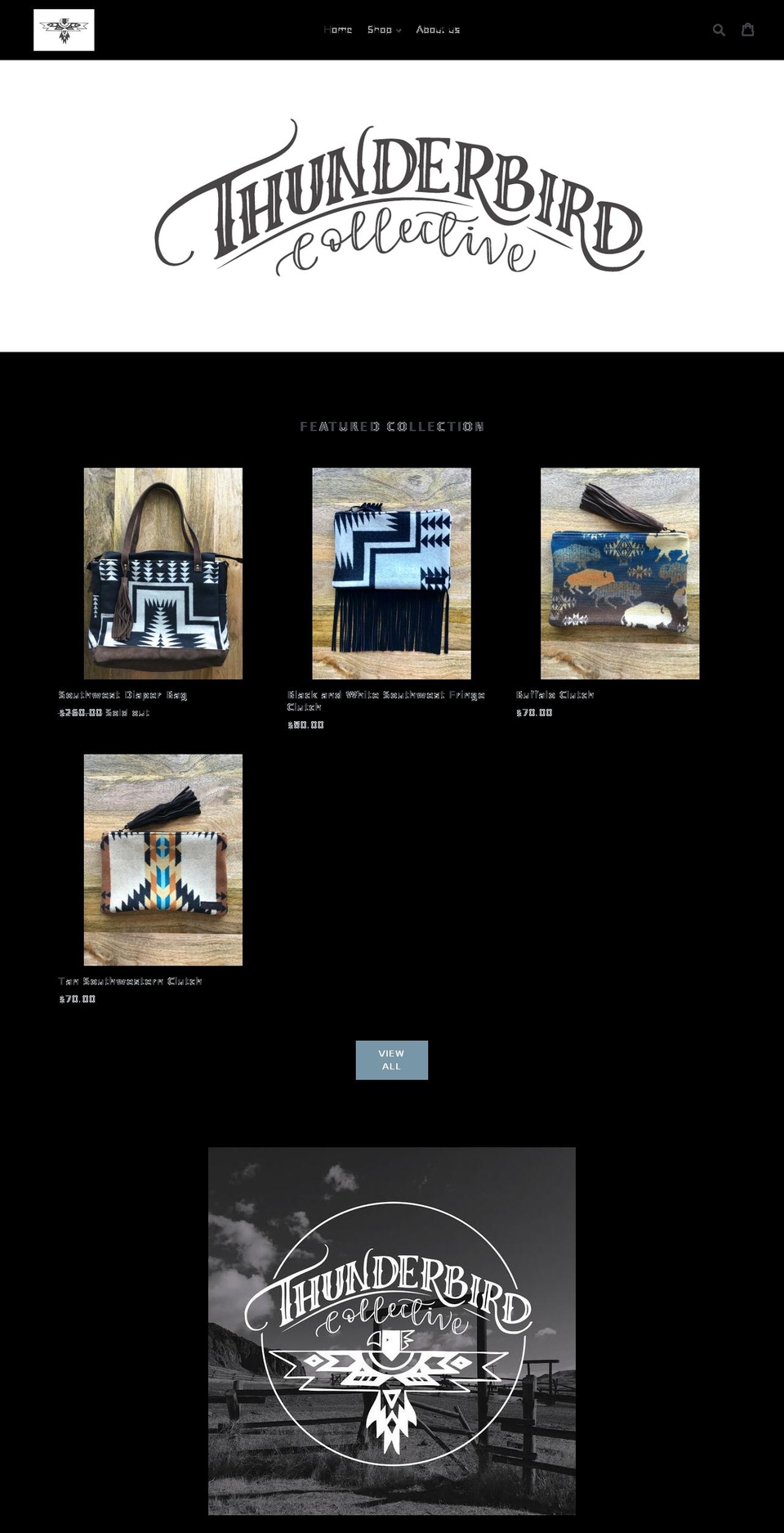 shopthunderbirdcollective.com — Shopify storefront screenshot