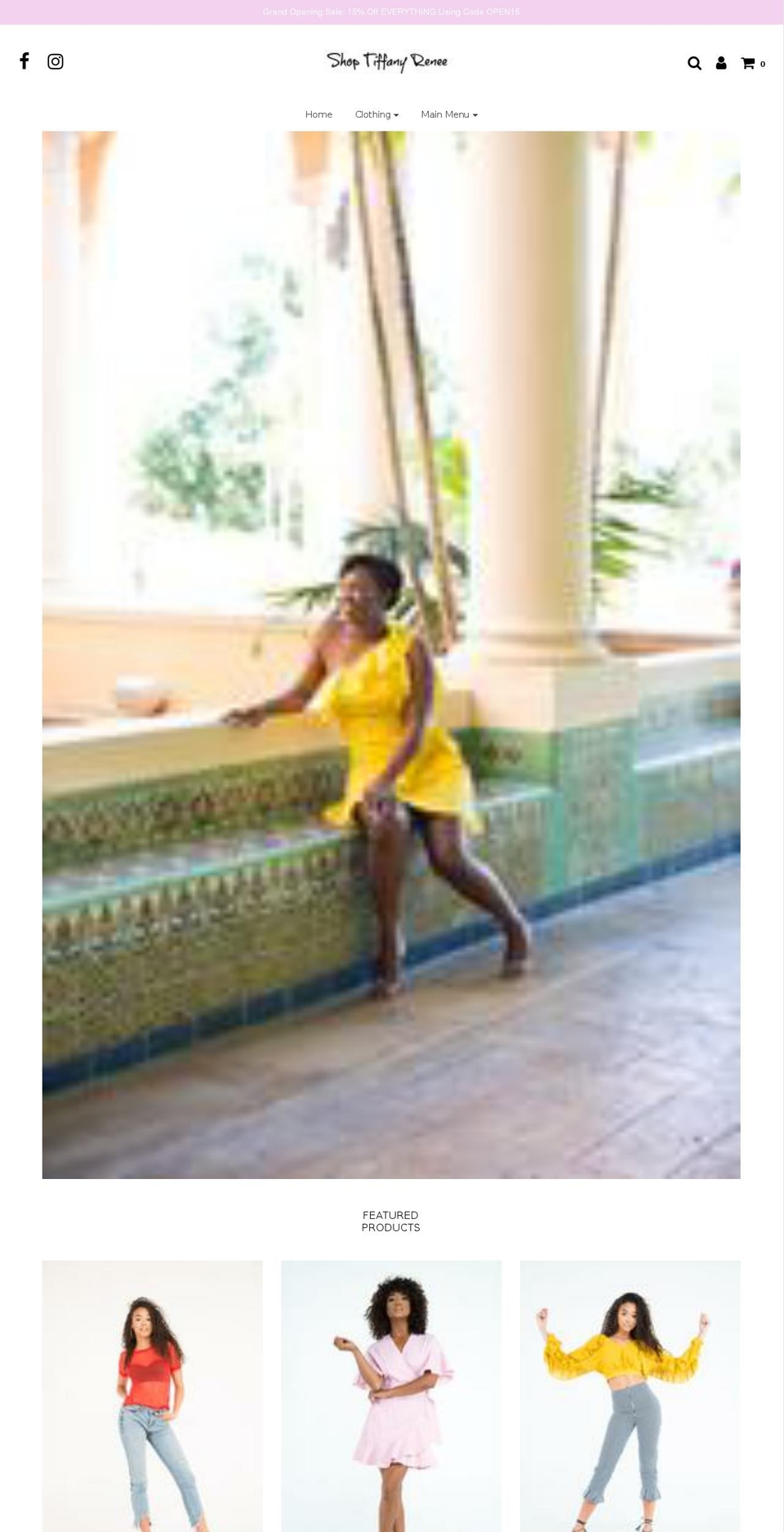 shoptiffanyrenee.com — Shopify storefront screenshot