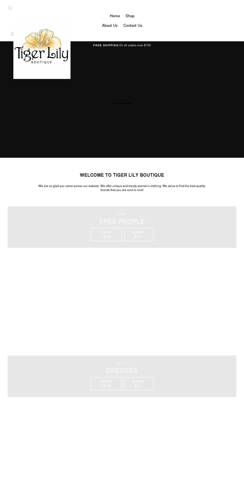 shoptigerlilytn.com shopify website screenshot