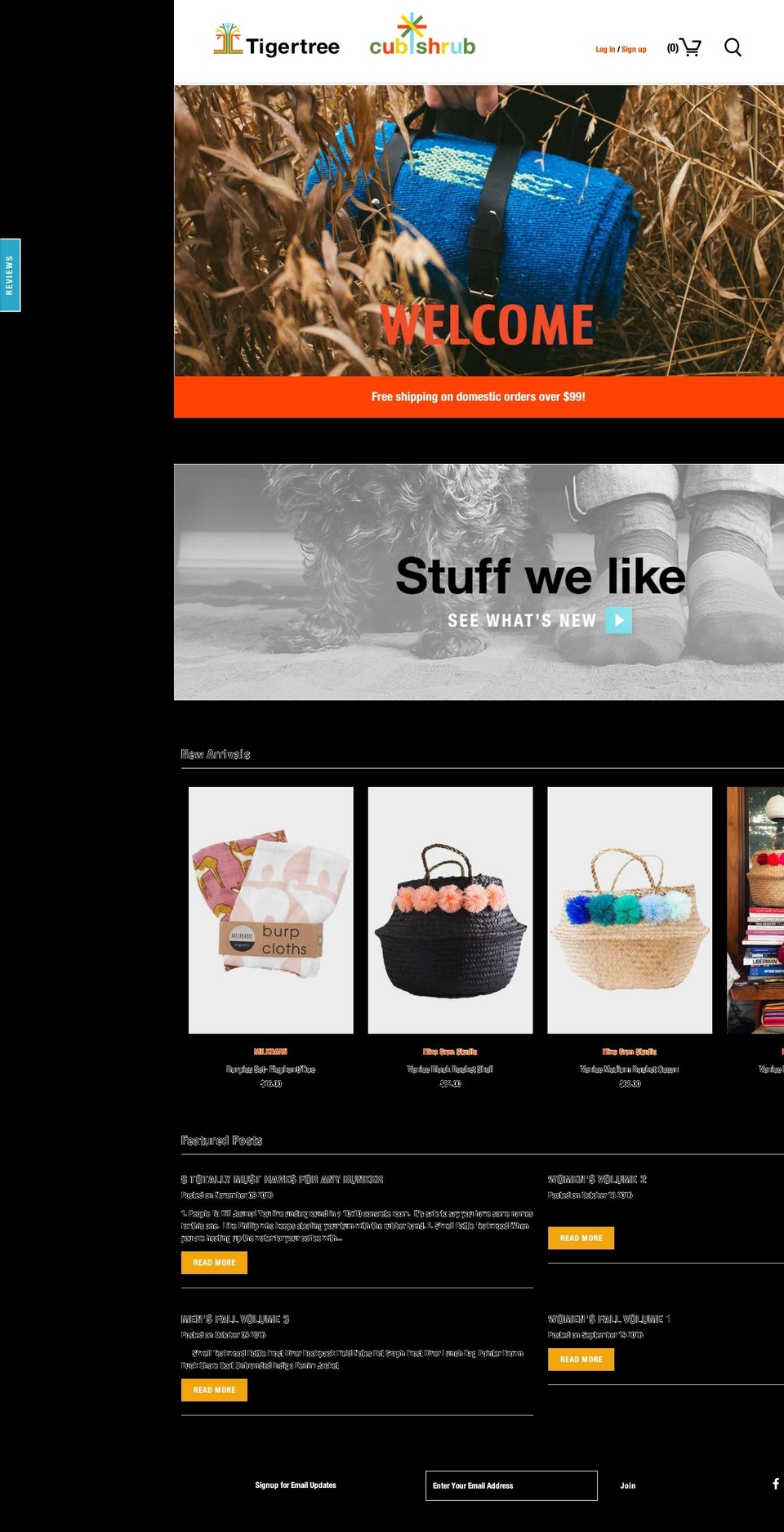 shoptigertree.com shopify website screenshot