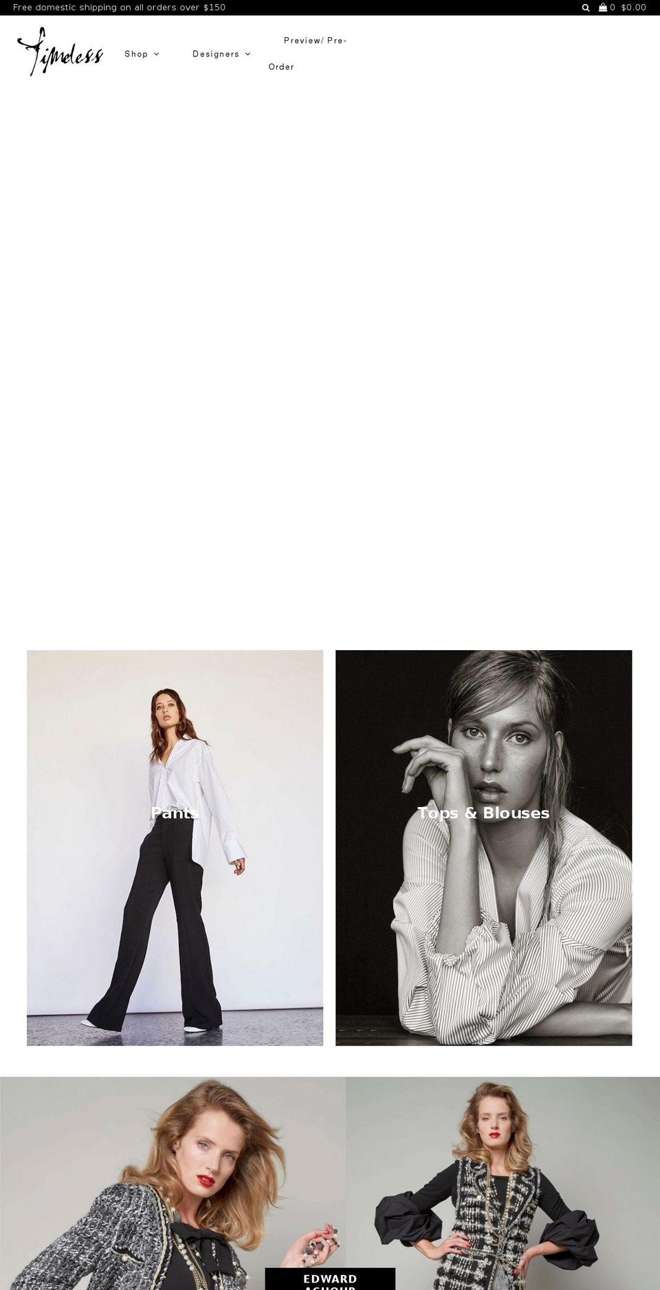 shoptimelessmv.com shopify website screenshot