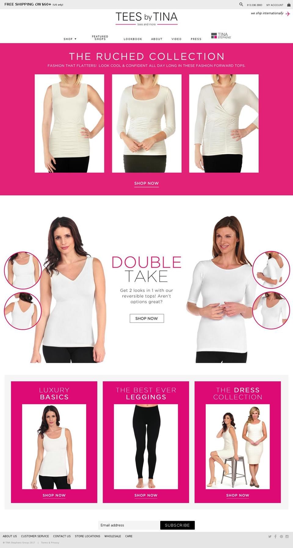 shoptinastephens.com shopify website screenshot