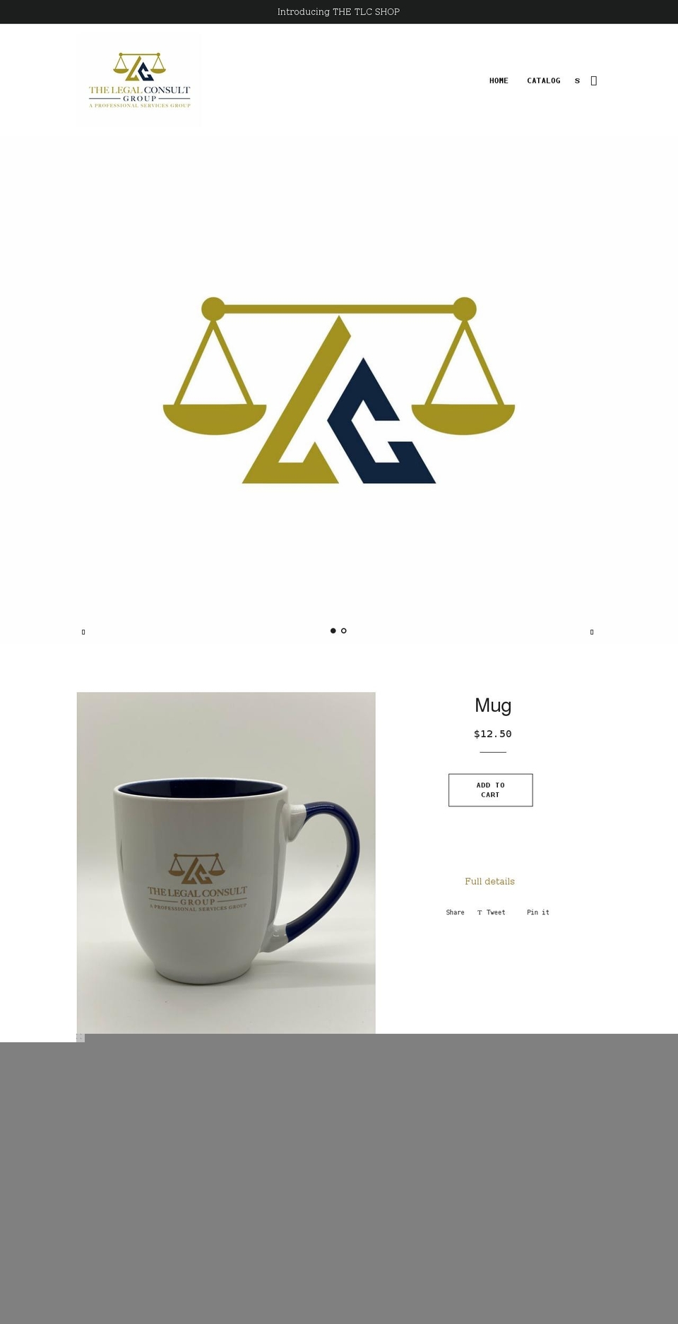 shoptlcgroup.com shopify website screenshot