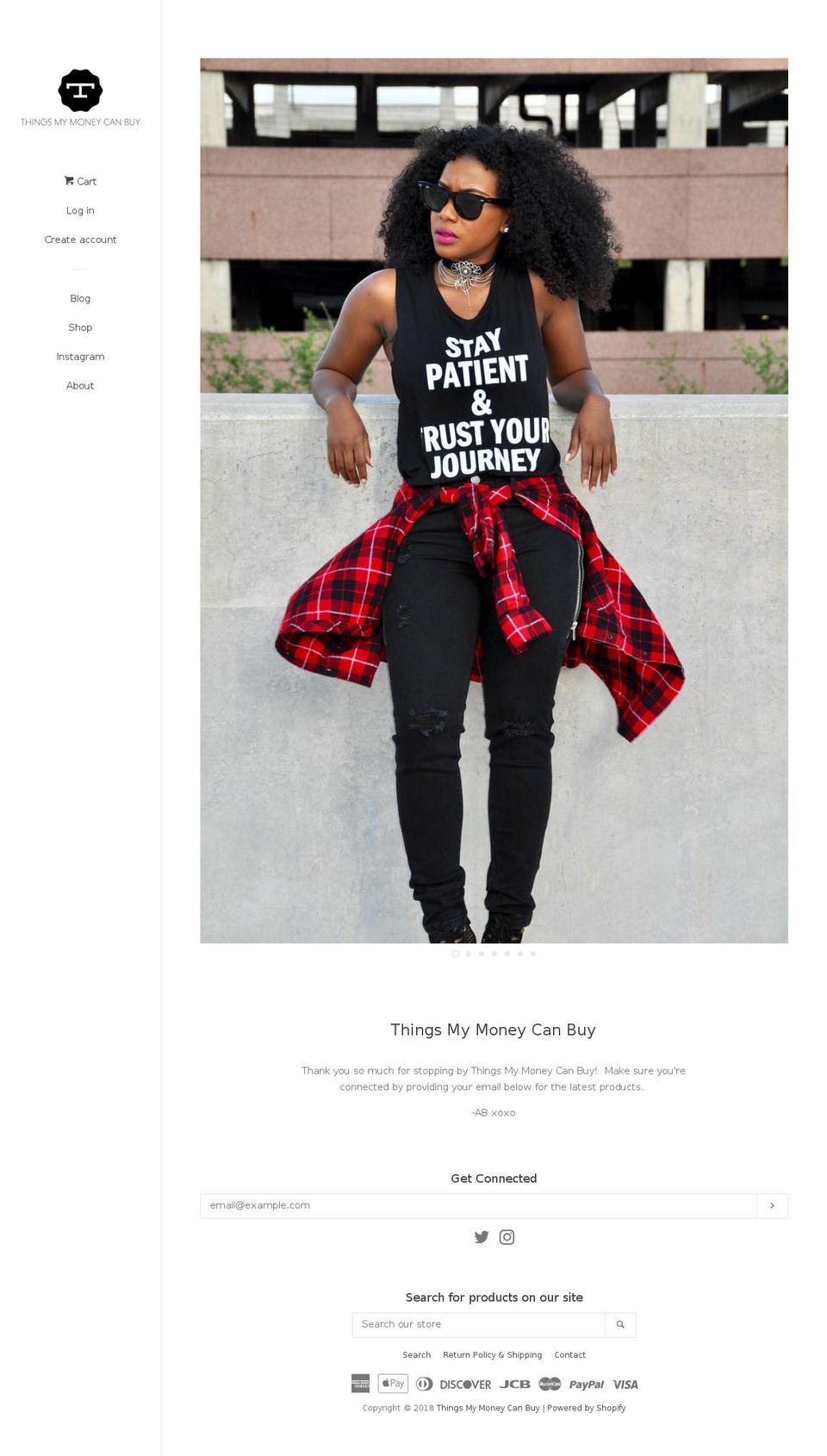 shoptmmcb.com — Shopify storefront screenshot