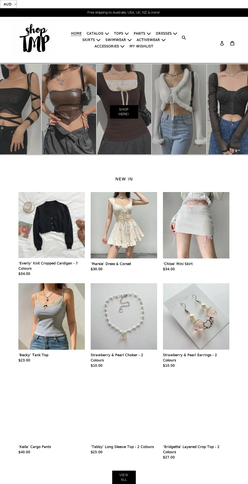 shoptmp.com shopify website screenshot