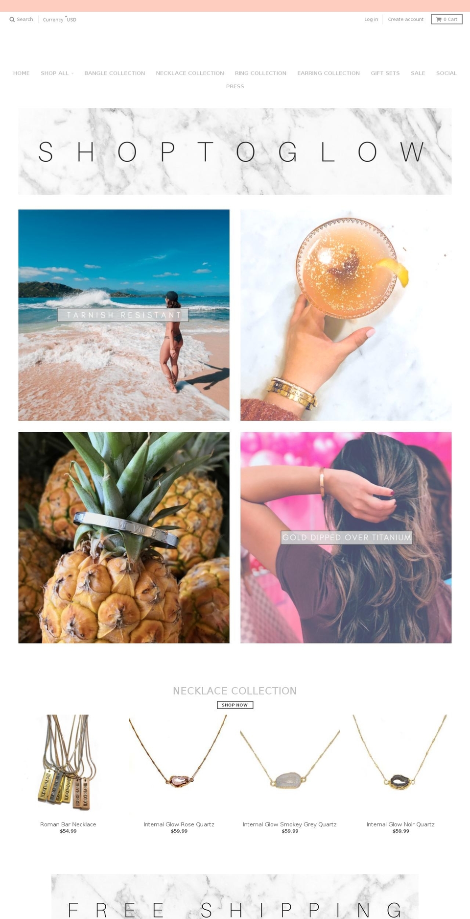 shoptoglow.com — Shopify storefront screenshot