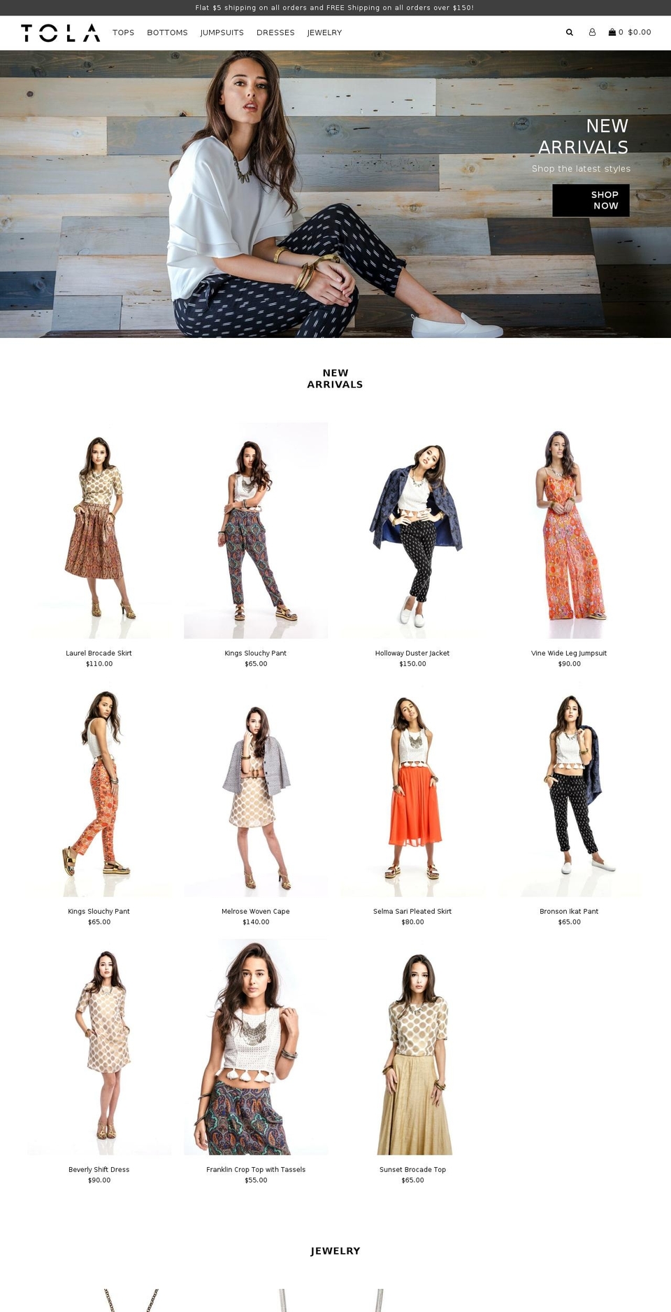 shoptola.com — Shopify storefront screenshot
