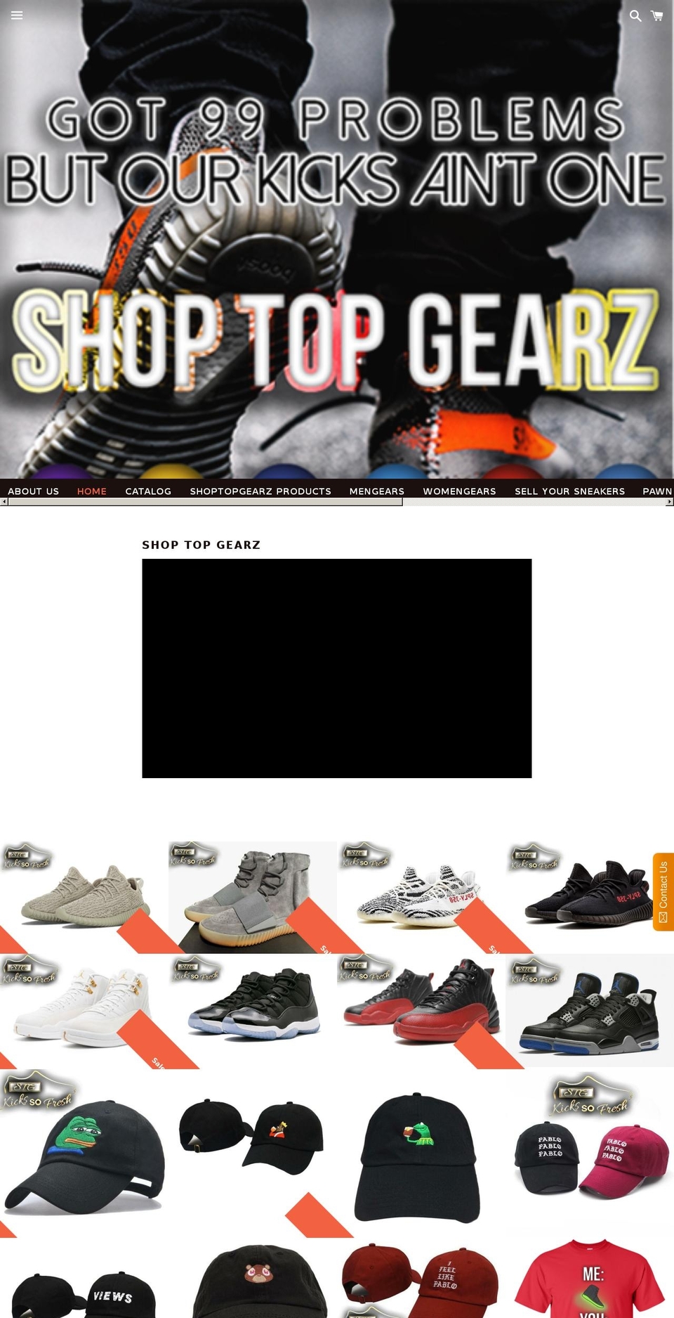 shoptopgearz.com — Shopify storefront screenshot