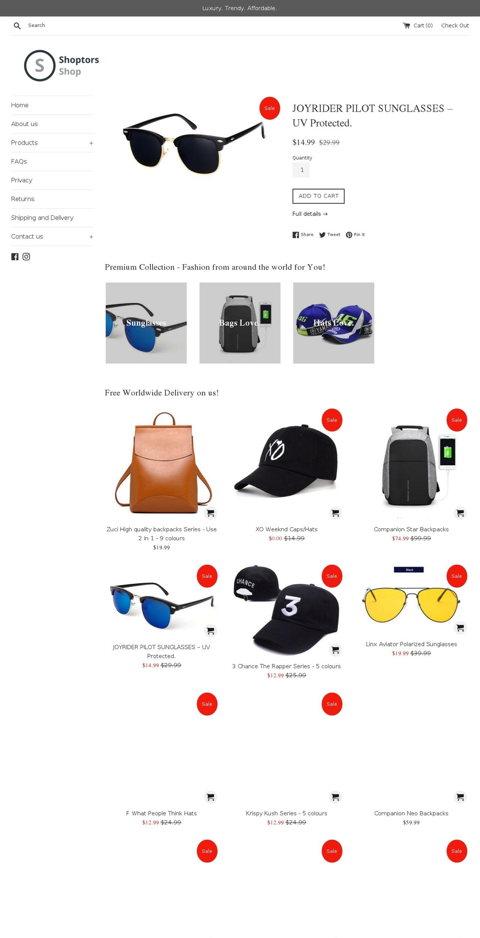 shoptors.com — Shopify storefront screenshot