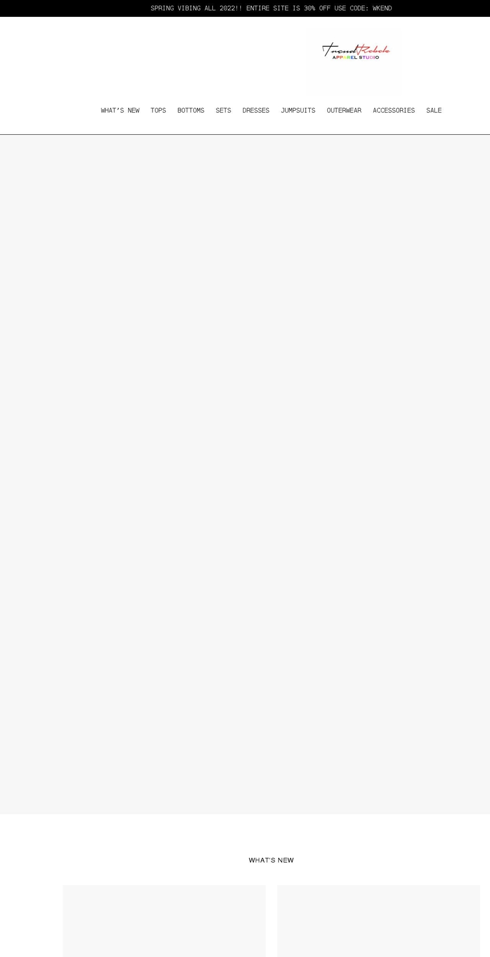 shoptrendrebels.com shopify website screenshot