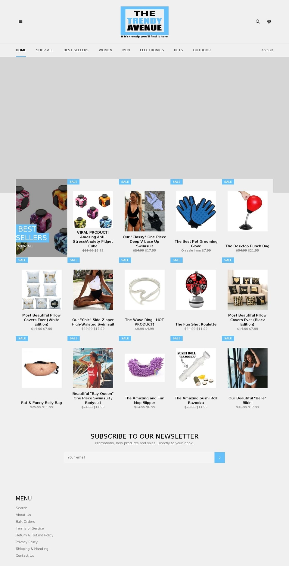 shoptrendyavenue.com — Shopify storefront screenshot