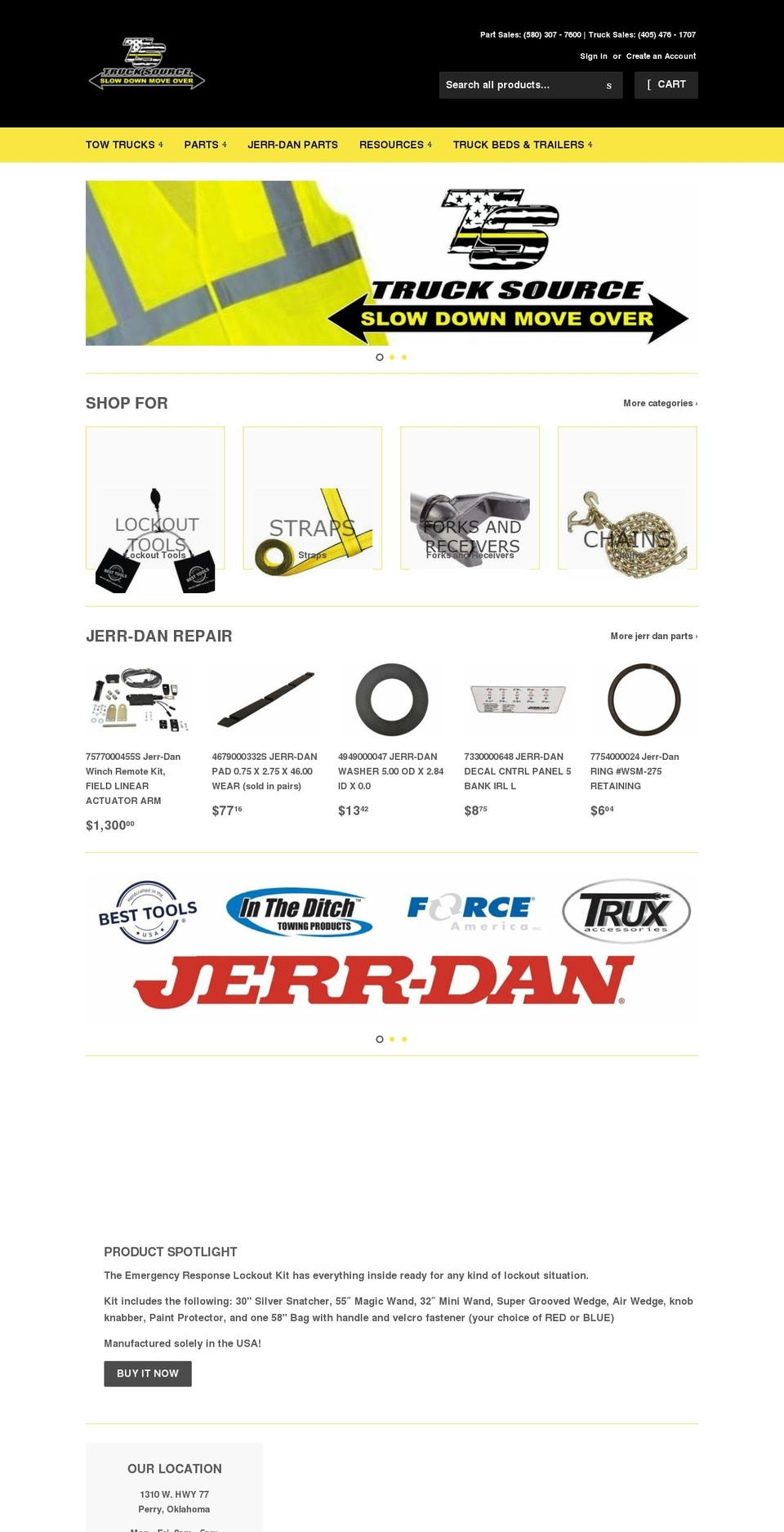 shoptrucksource.com shopify website screenshot